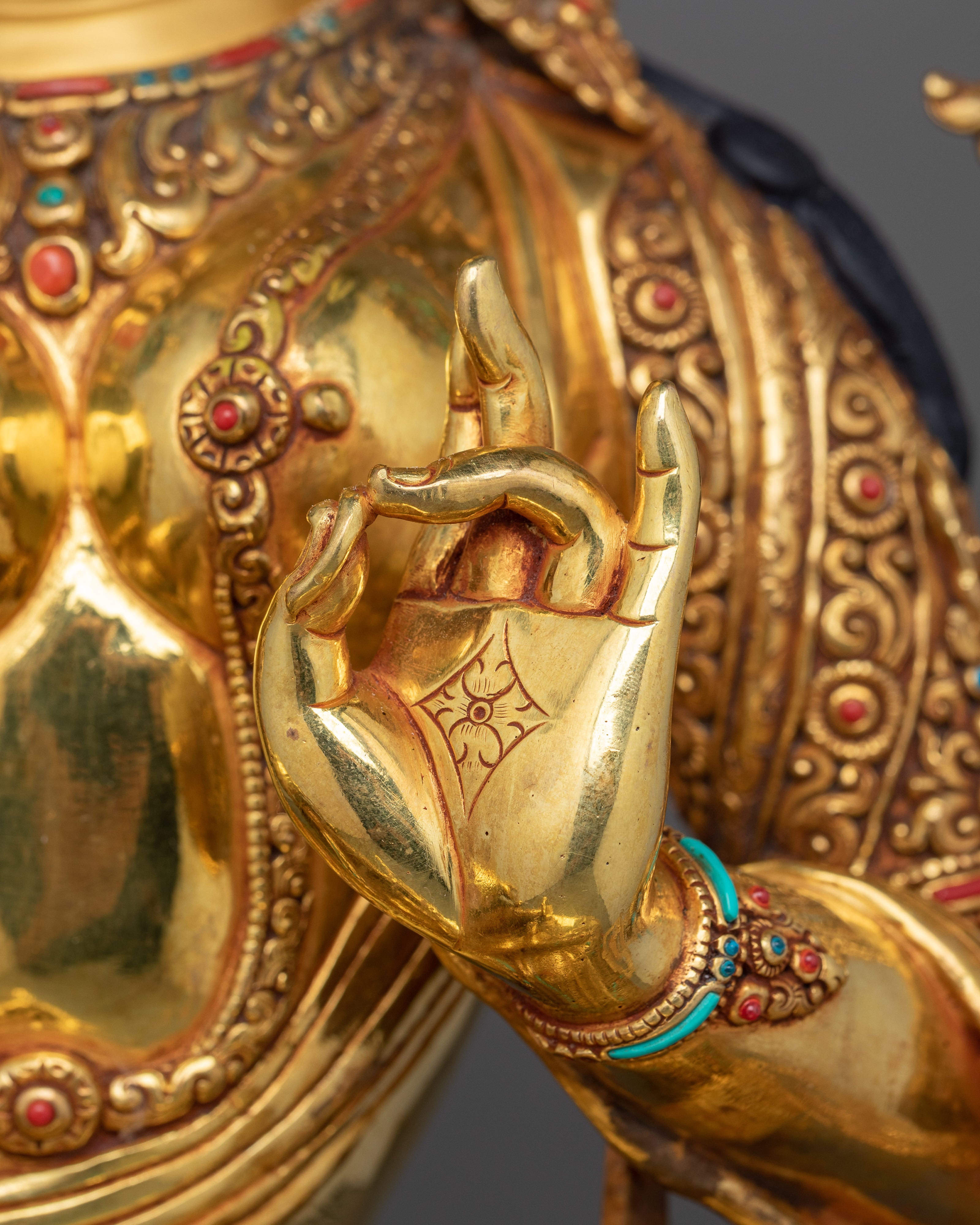 Goddess Green Tara Buddhist Art Statue | The Lord and Refuge of The Three Realms