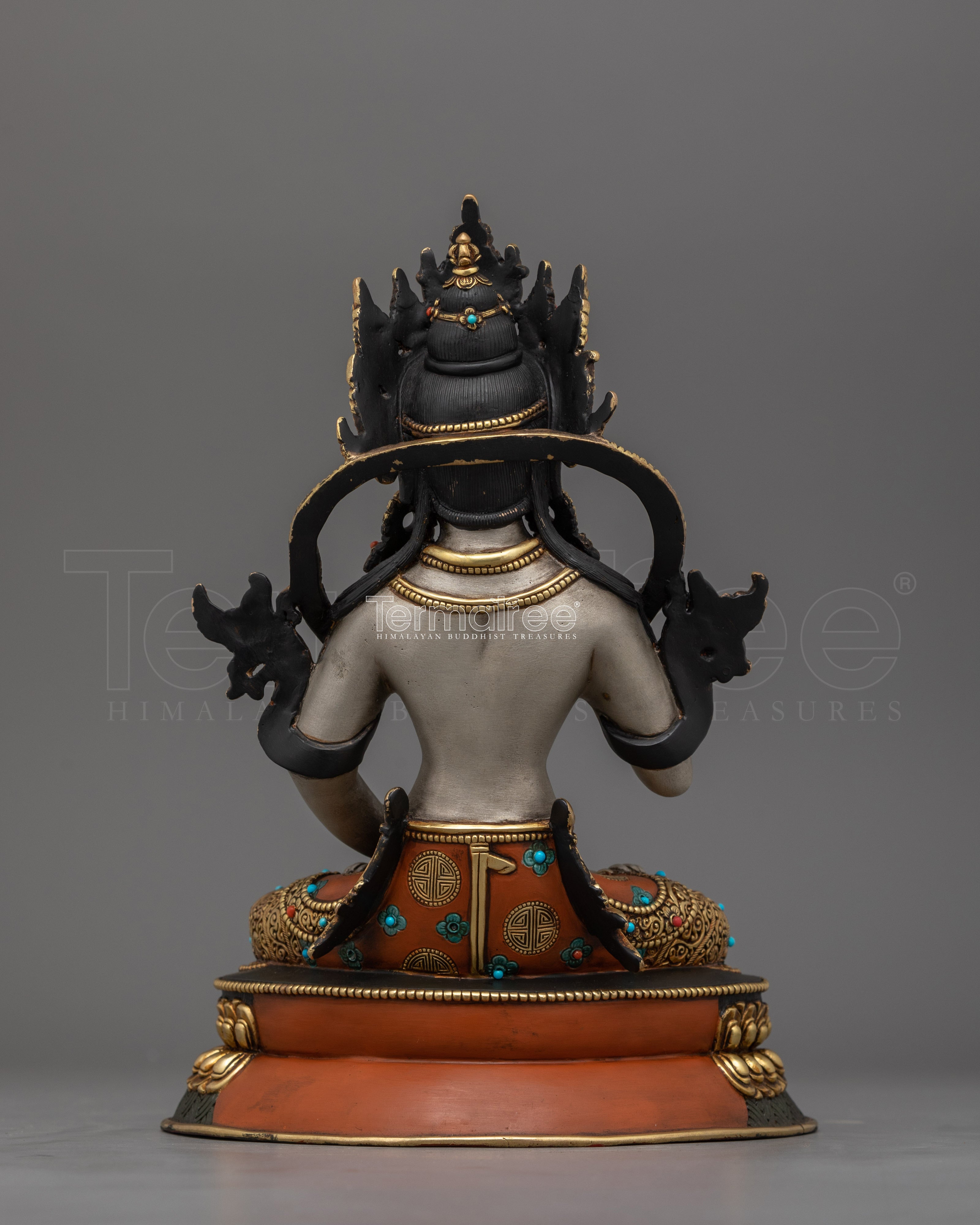 Tibetan Deity Dorje Sempa Figurine | Bodhisattva of Purification and Healing