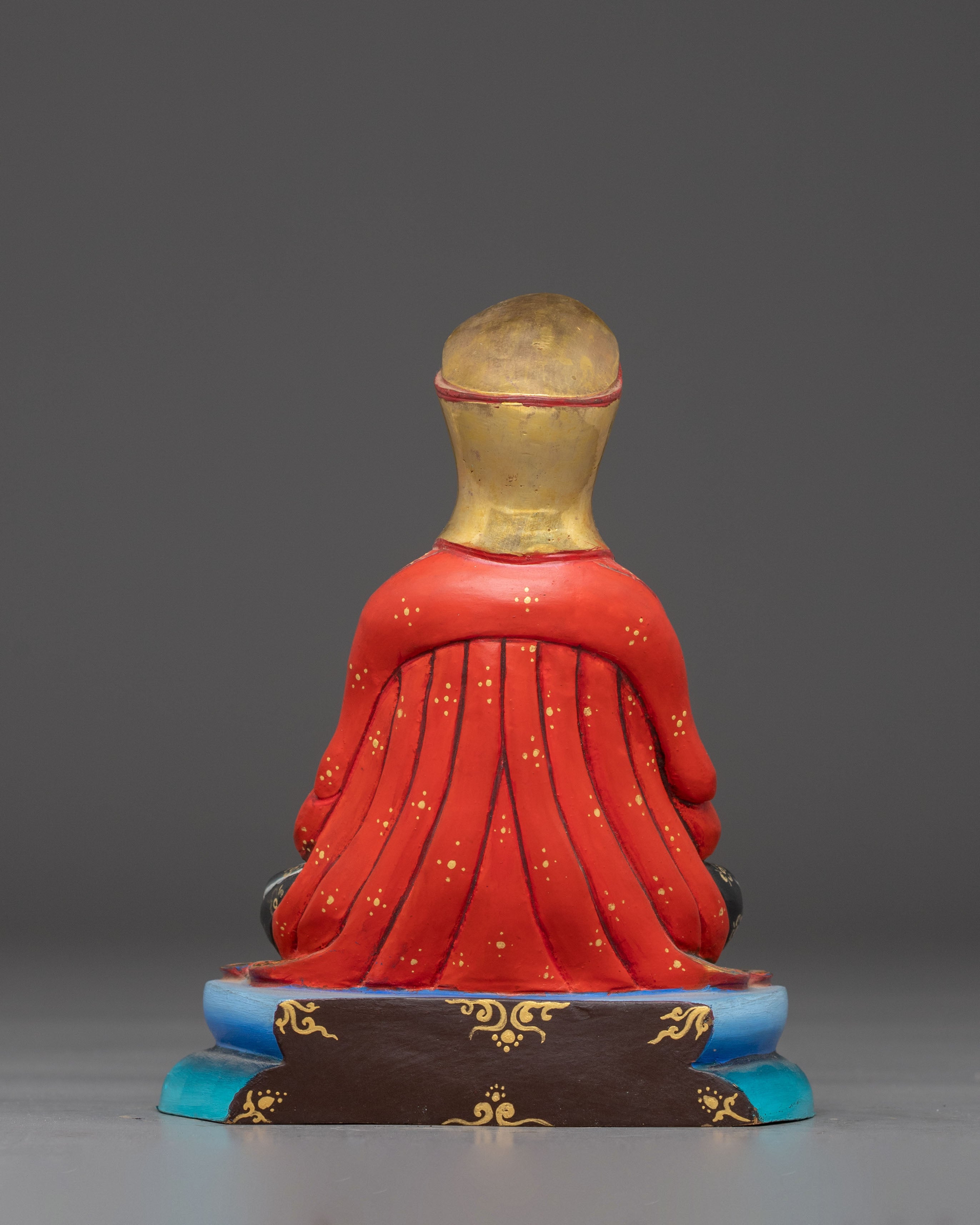 Handmade Buddhist Guru Gampopa Art | Traditional Himalayan Art