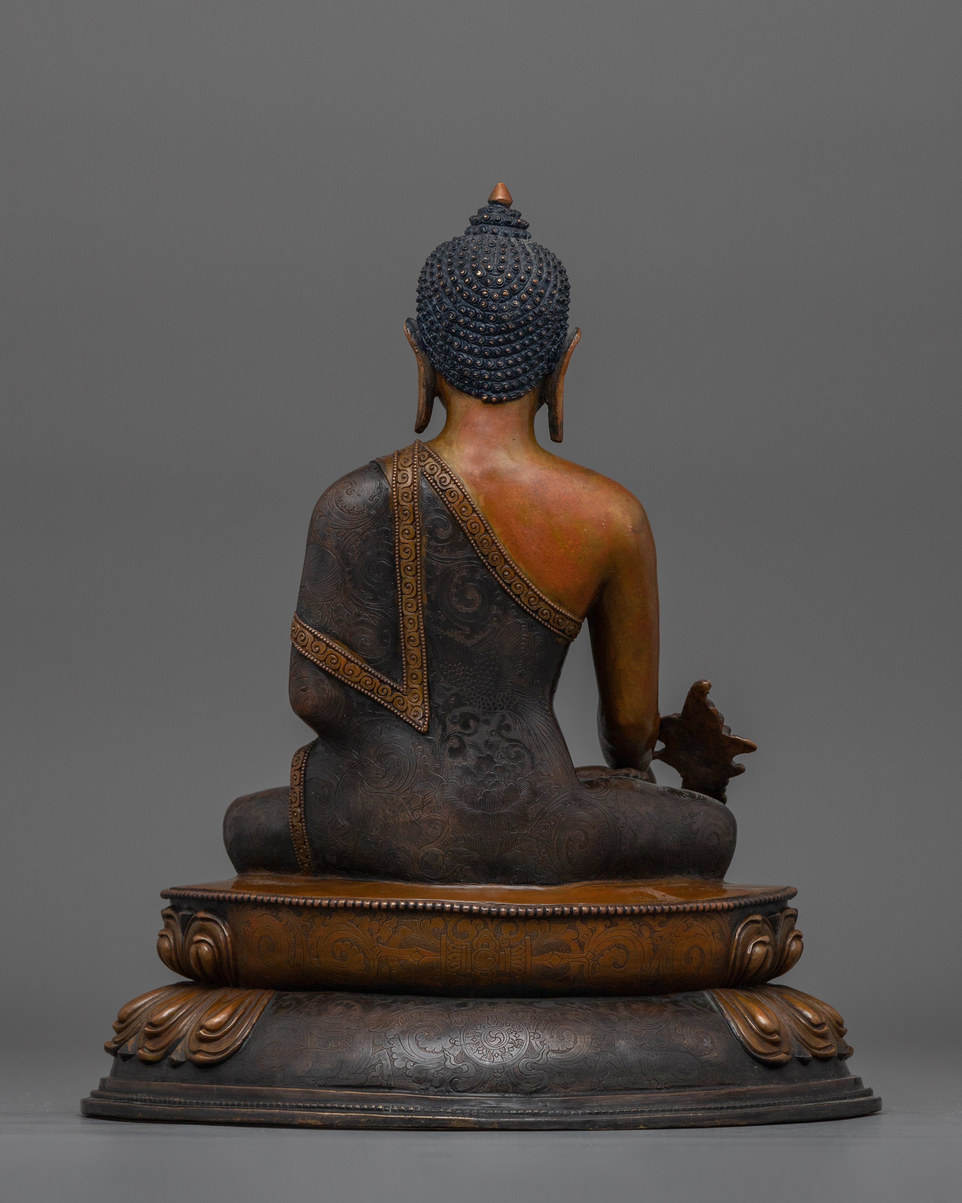 Bhaisajyaguru Healing Deity Medicine Buddha | Statue Of Vaidurya-Prabha-Raja For Meditation