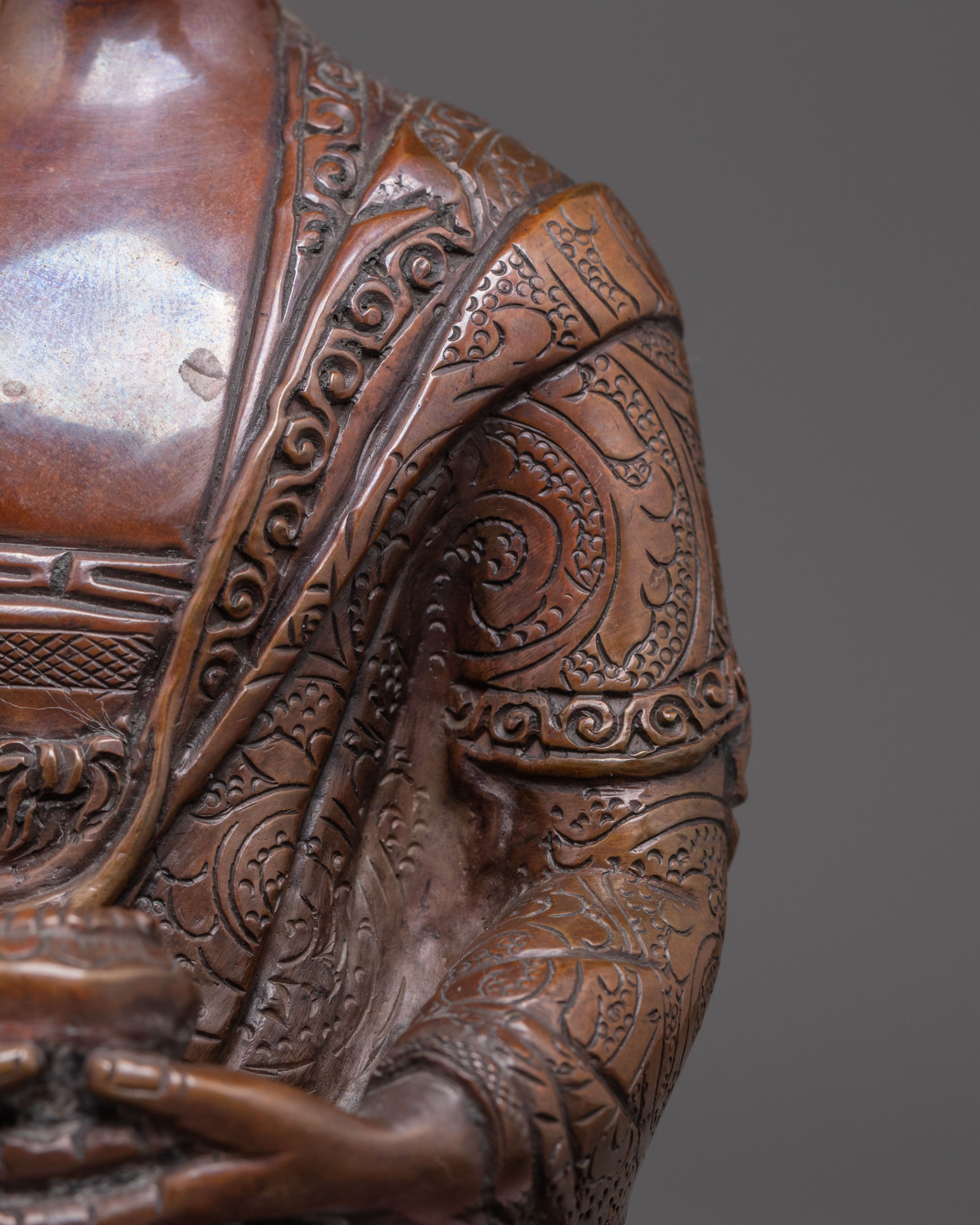 Handmade Peaceful Statue of Buddha Amitabha | Buddha of Infinite Light