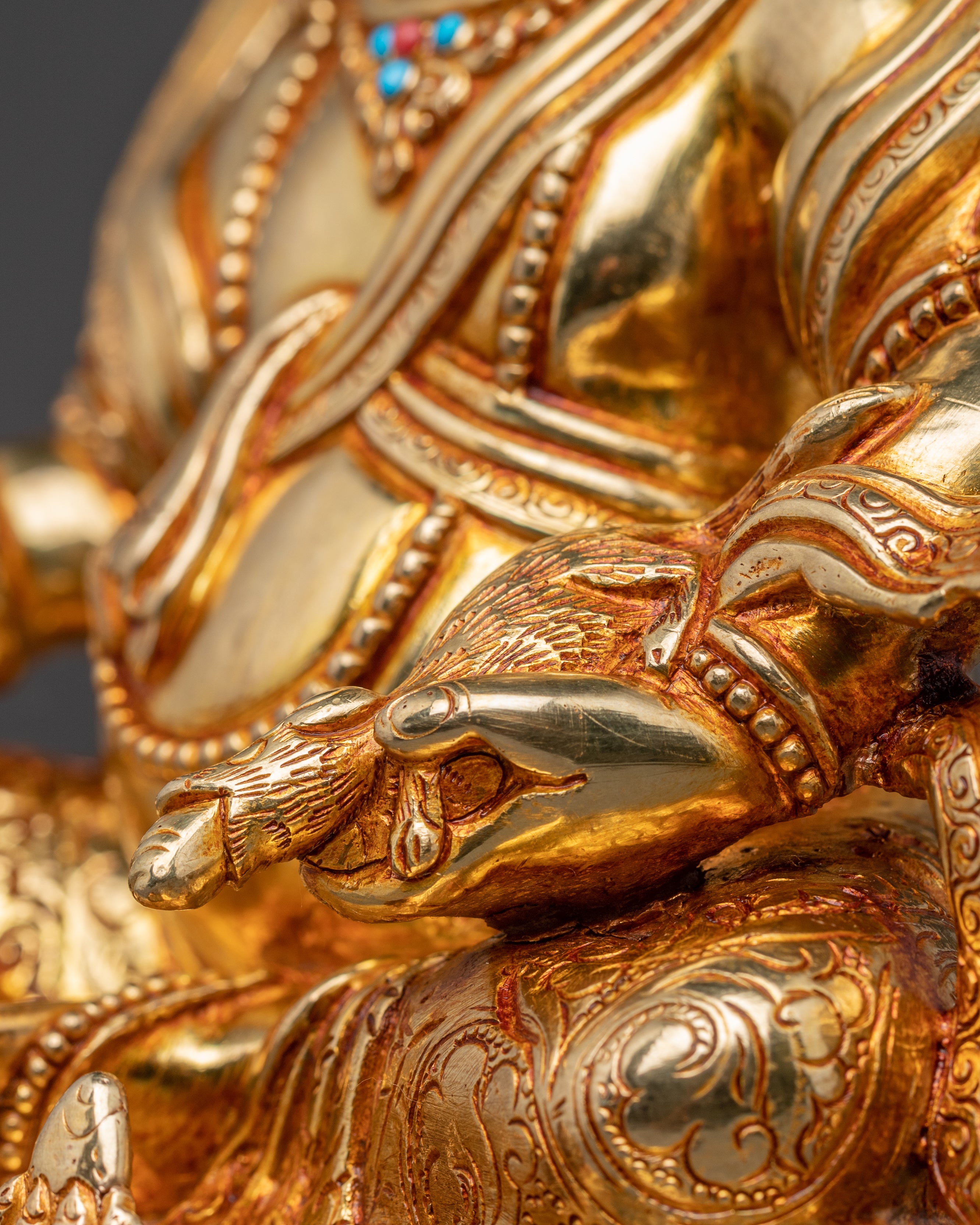 Handmade Dzambhala Statue for Abundance | Wealth and Prosperity Deity