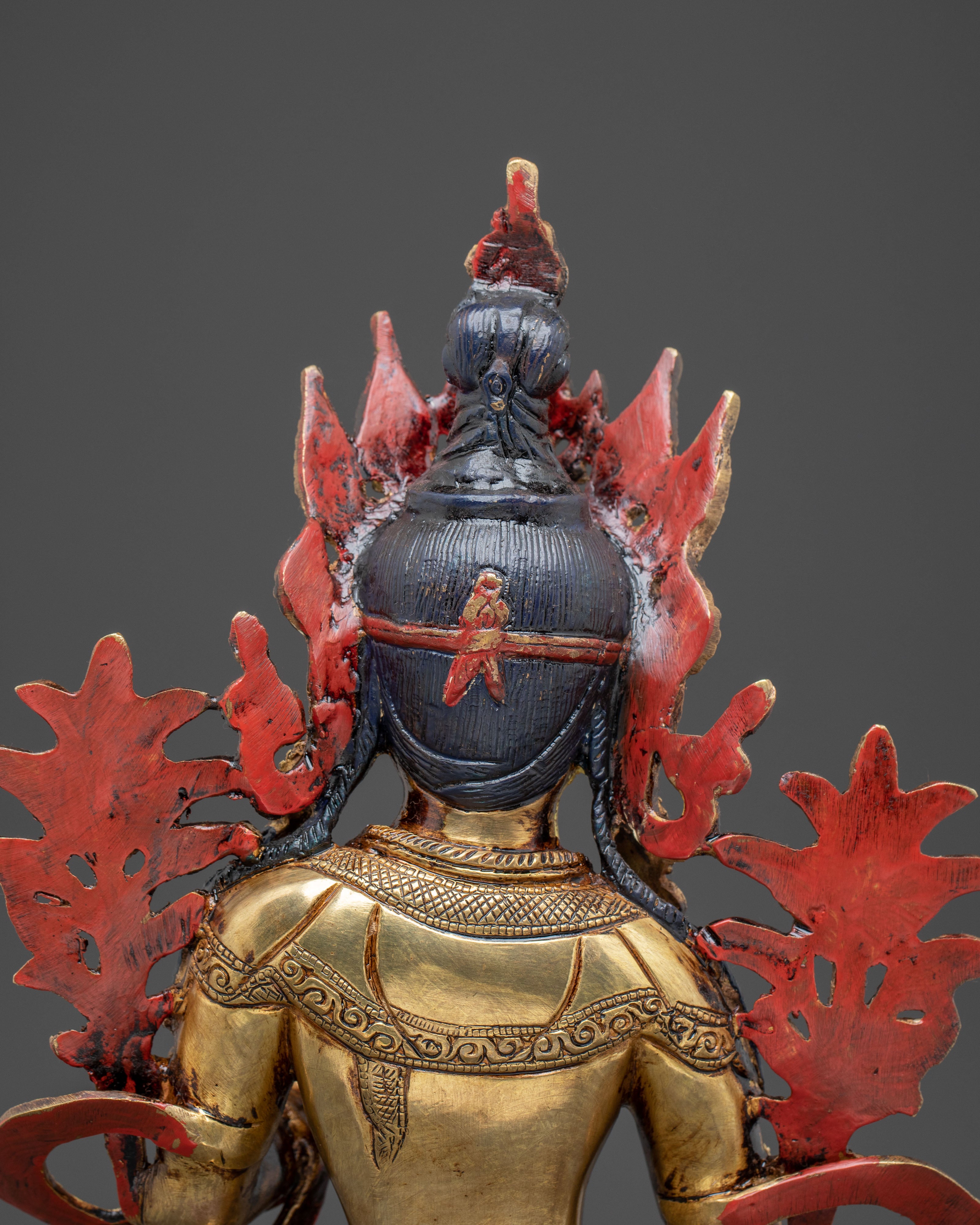 Sacred Seven-Eyed Healing Goddess White Tara Statue