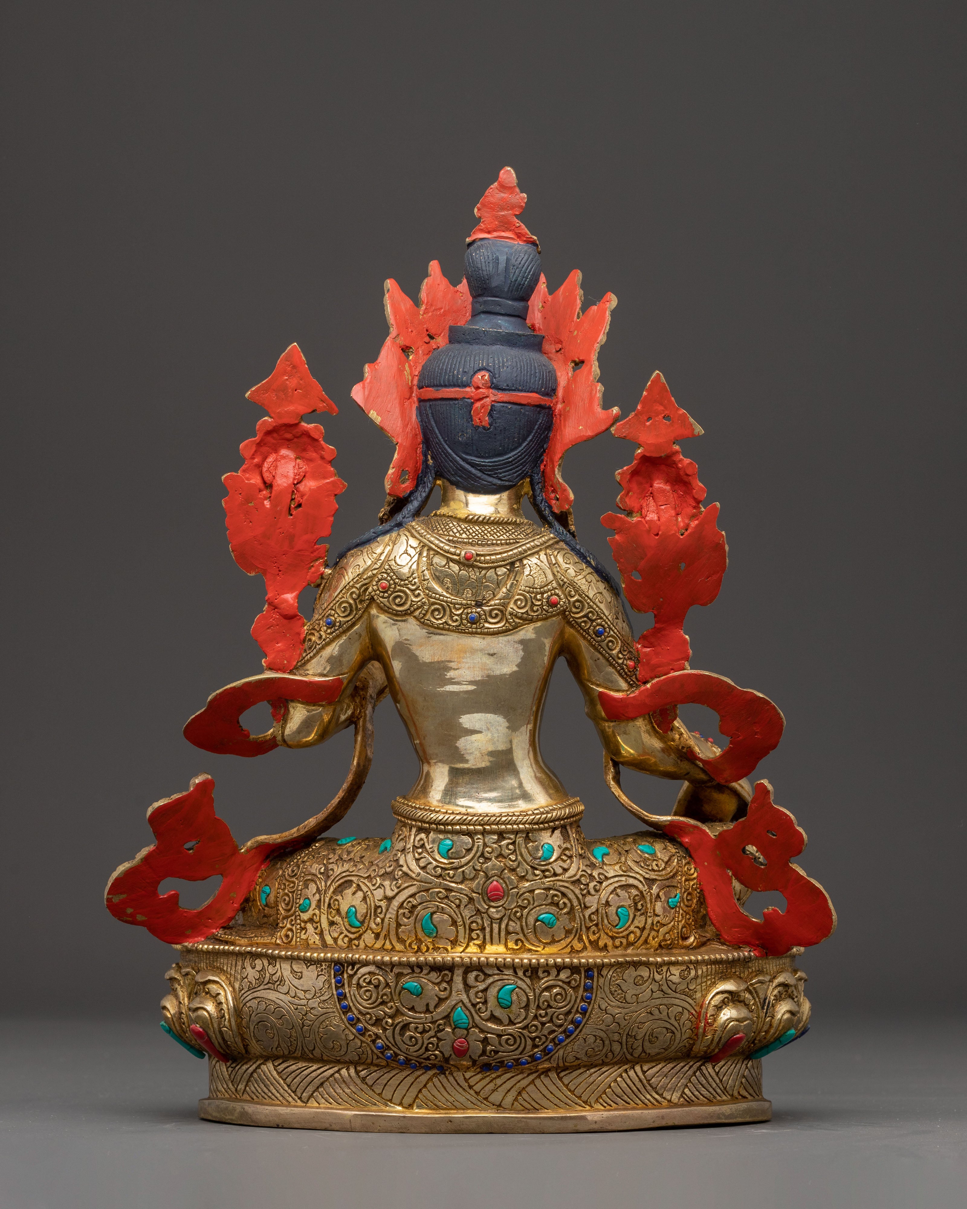 Statue of Mother Green Tara, Symbol of Compassion | Nepali Handmade Icon