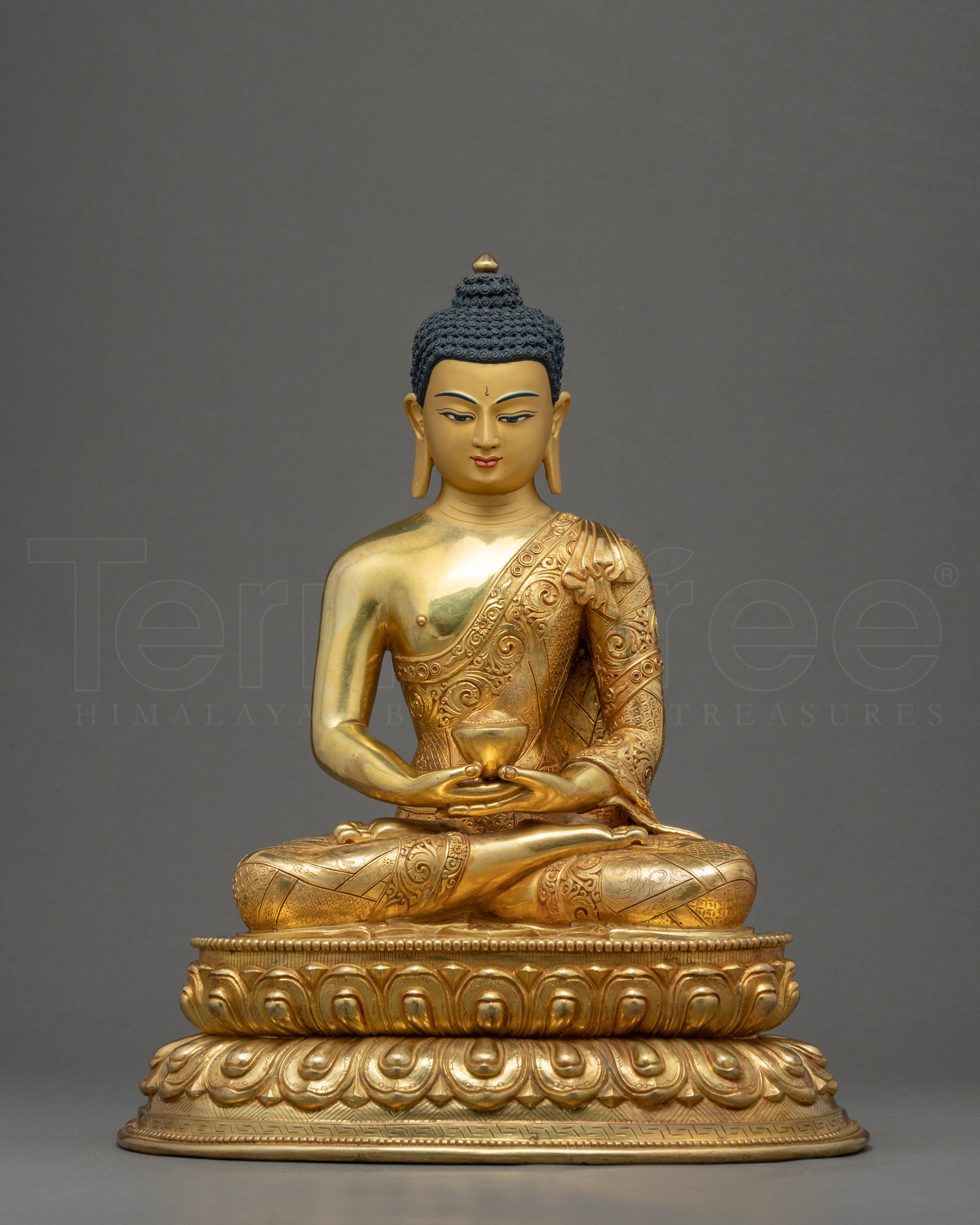 Dhyani Buddha Amitabha Statue | Traditionally Hand Carved Buddhist Art