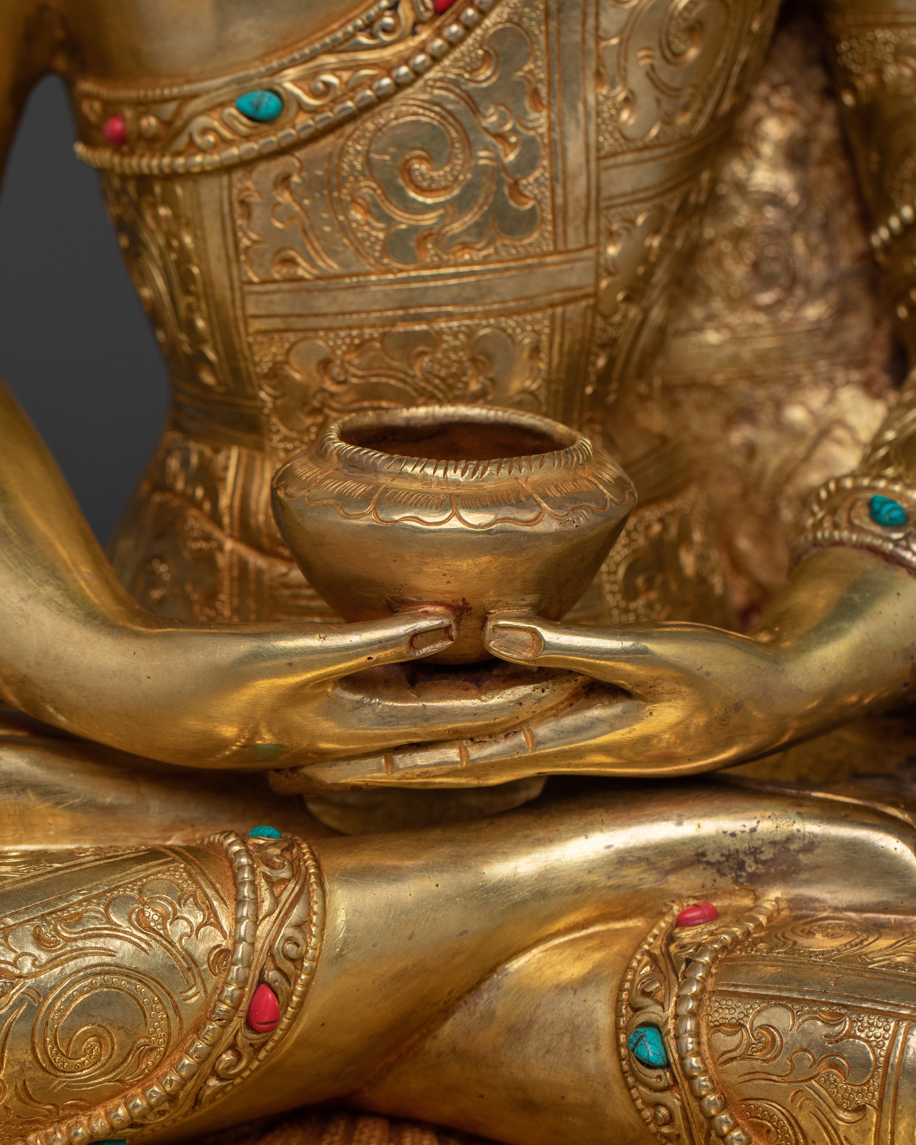 Peaceful Amitabha Buddha Meditation Statue | Ruler of The Pure Land