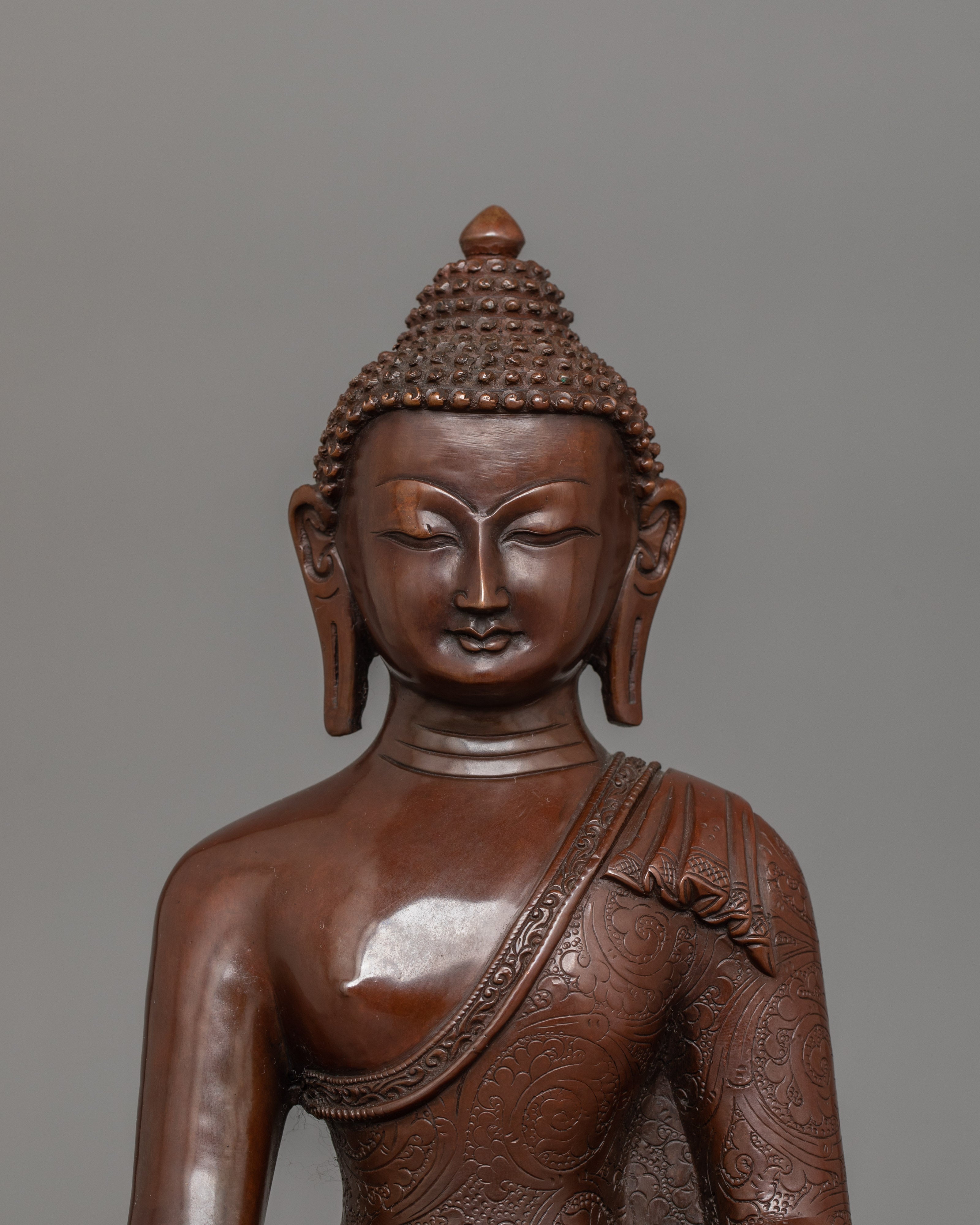 Brown Body Amitabha Buddha Statue  | Symbol of Boundless Compassion