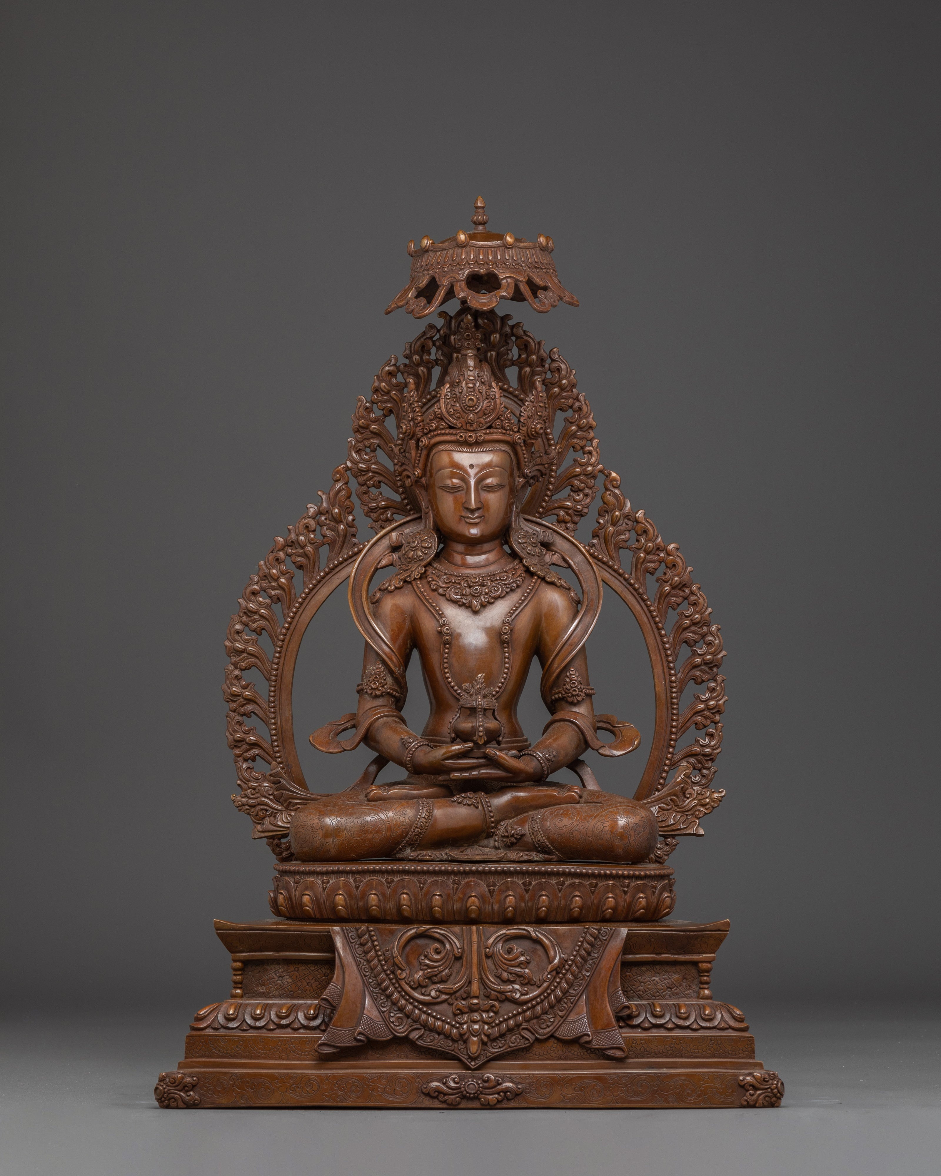Amitayus with Throne | Buddhist Spiritual Artwork