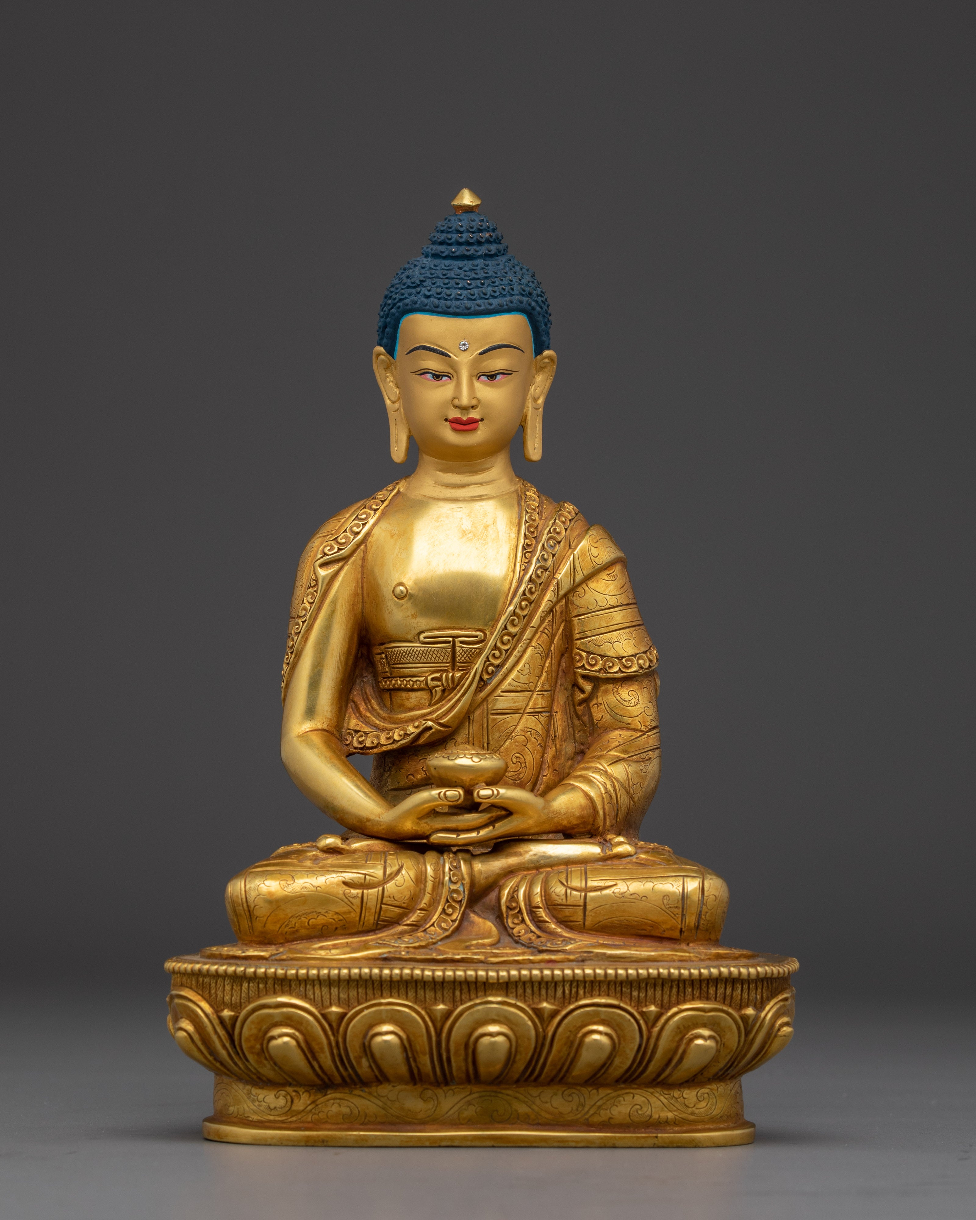 Amitabha Buddha Statue in Copper