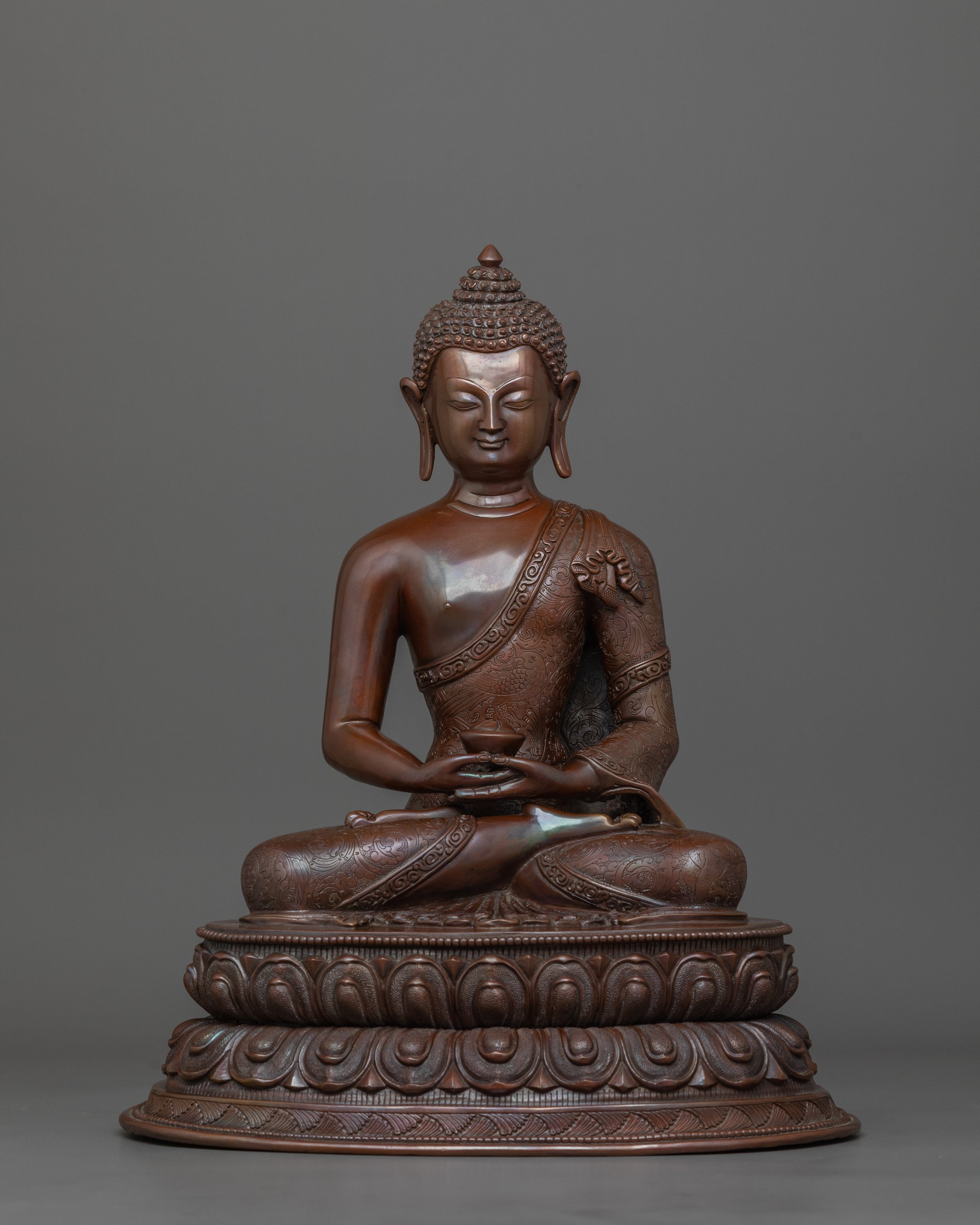 Oxidized 14.2 Inches Amitabha Buddha