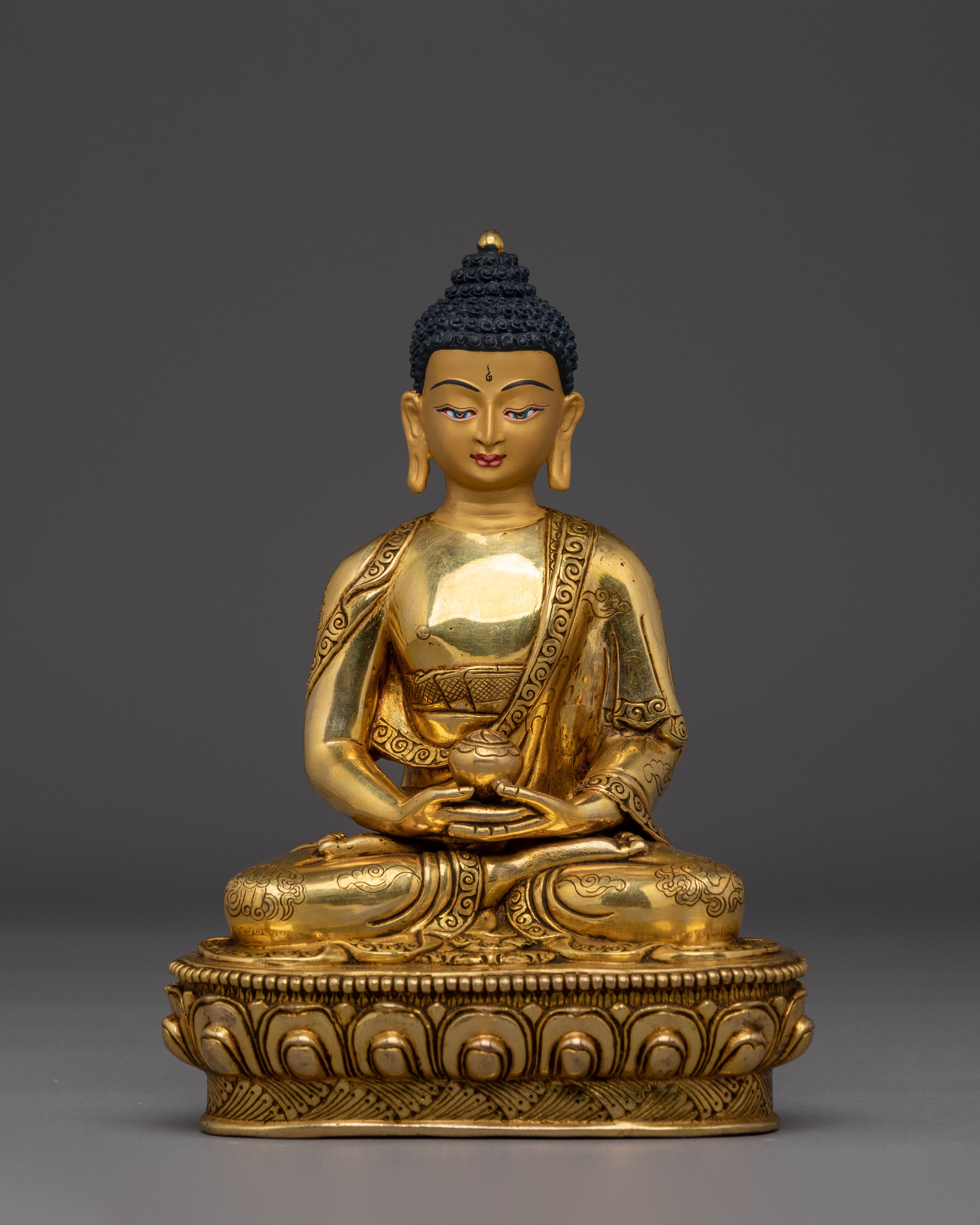 Handcrafted Vajrayana Art of Amitabha Buddha