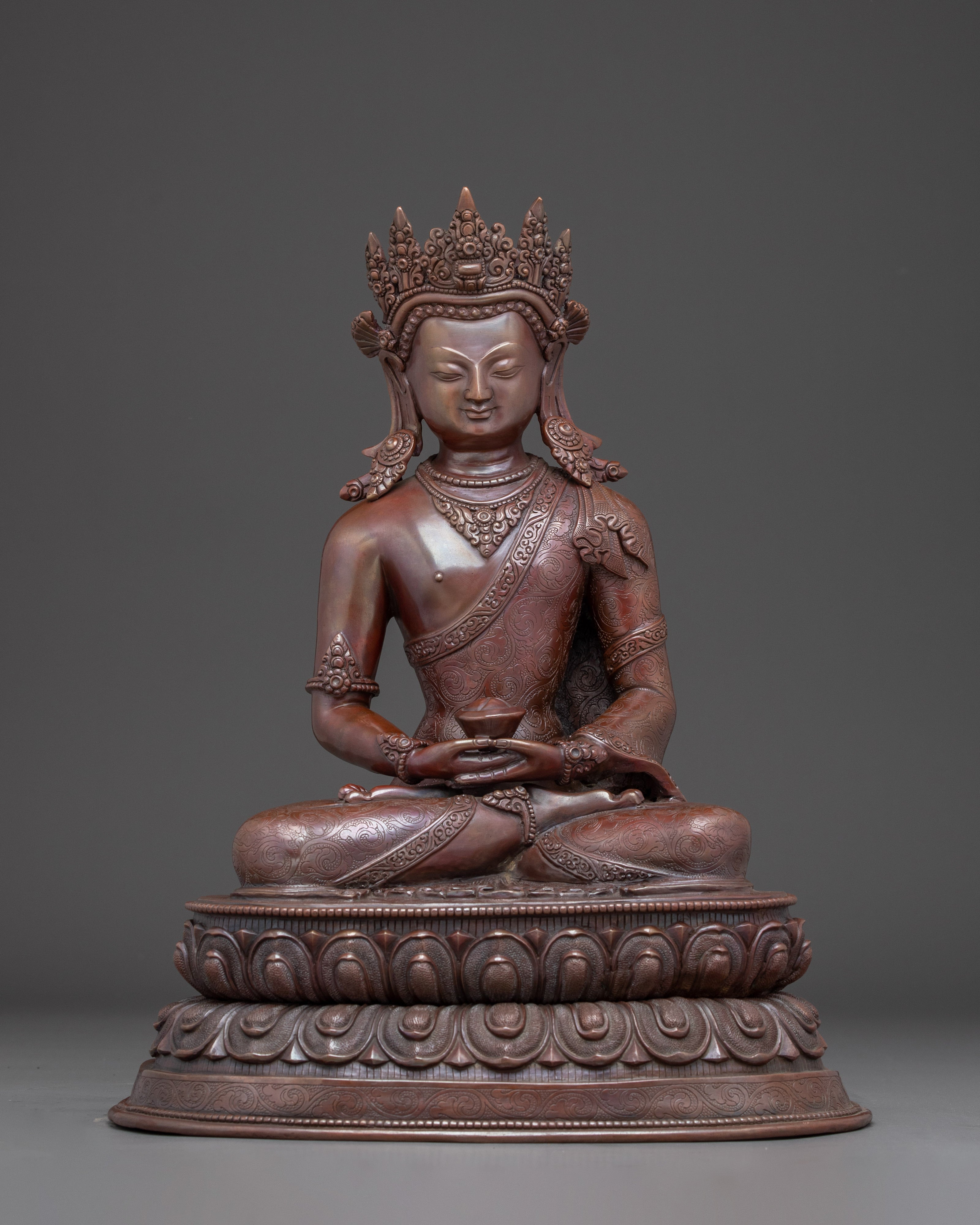 Handcrafted Tibetan Artwork of Amitabha Buddha