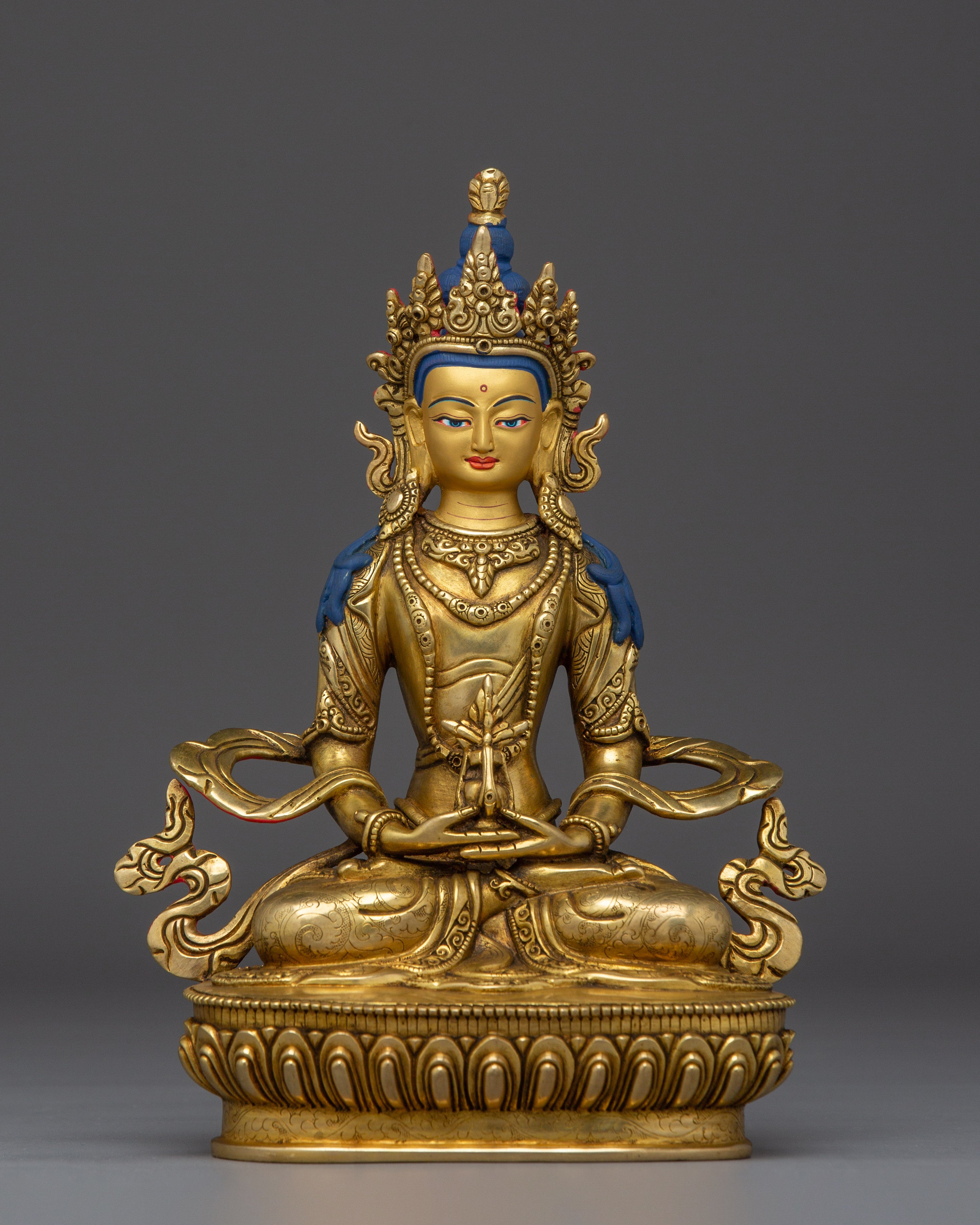 amitayus-golden-decor-statue