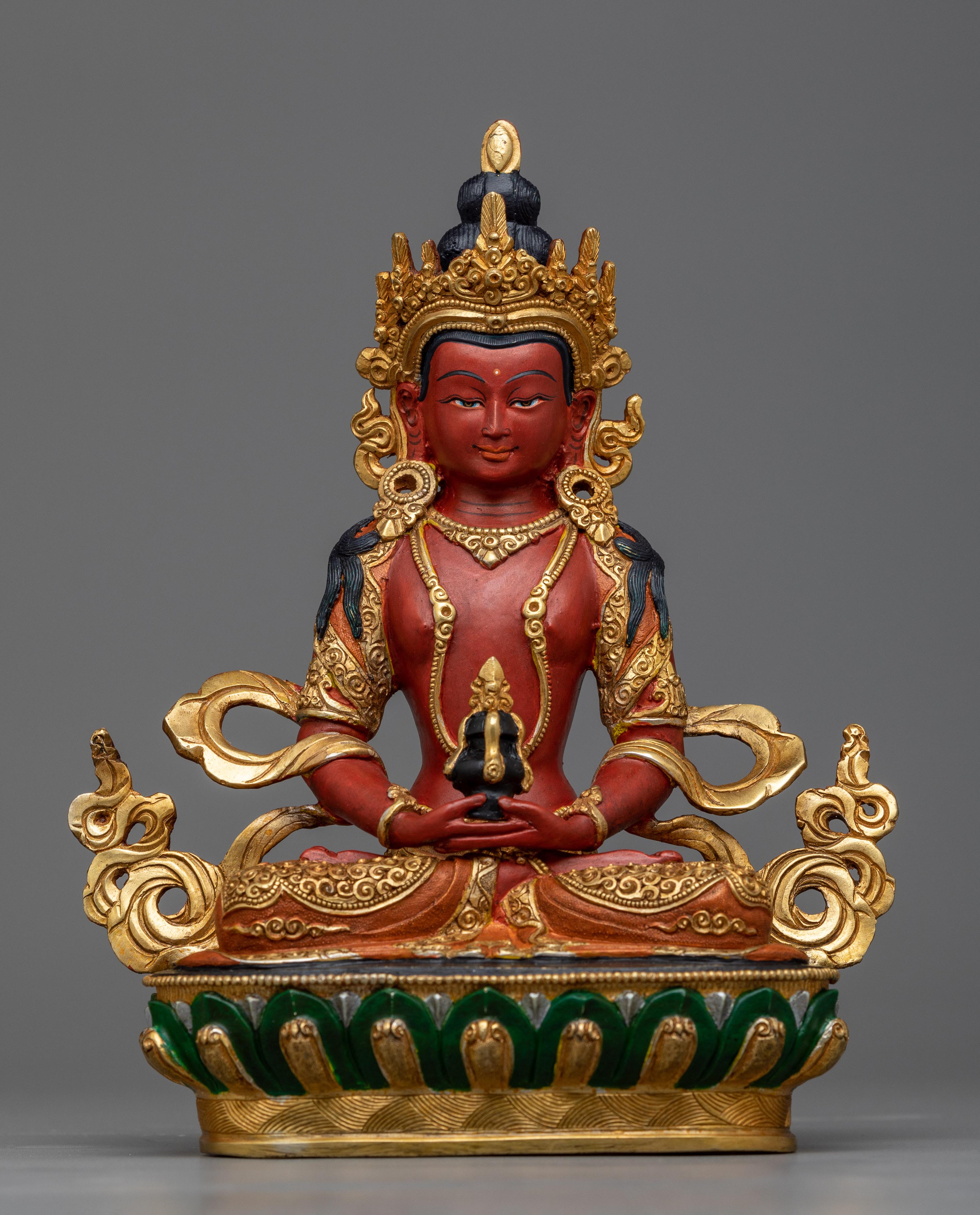 22cm Amitayus Buddha Statue