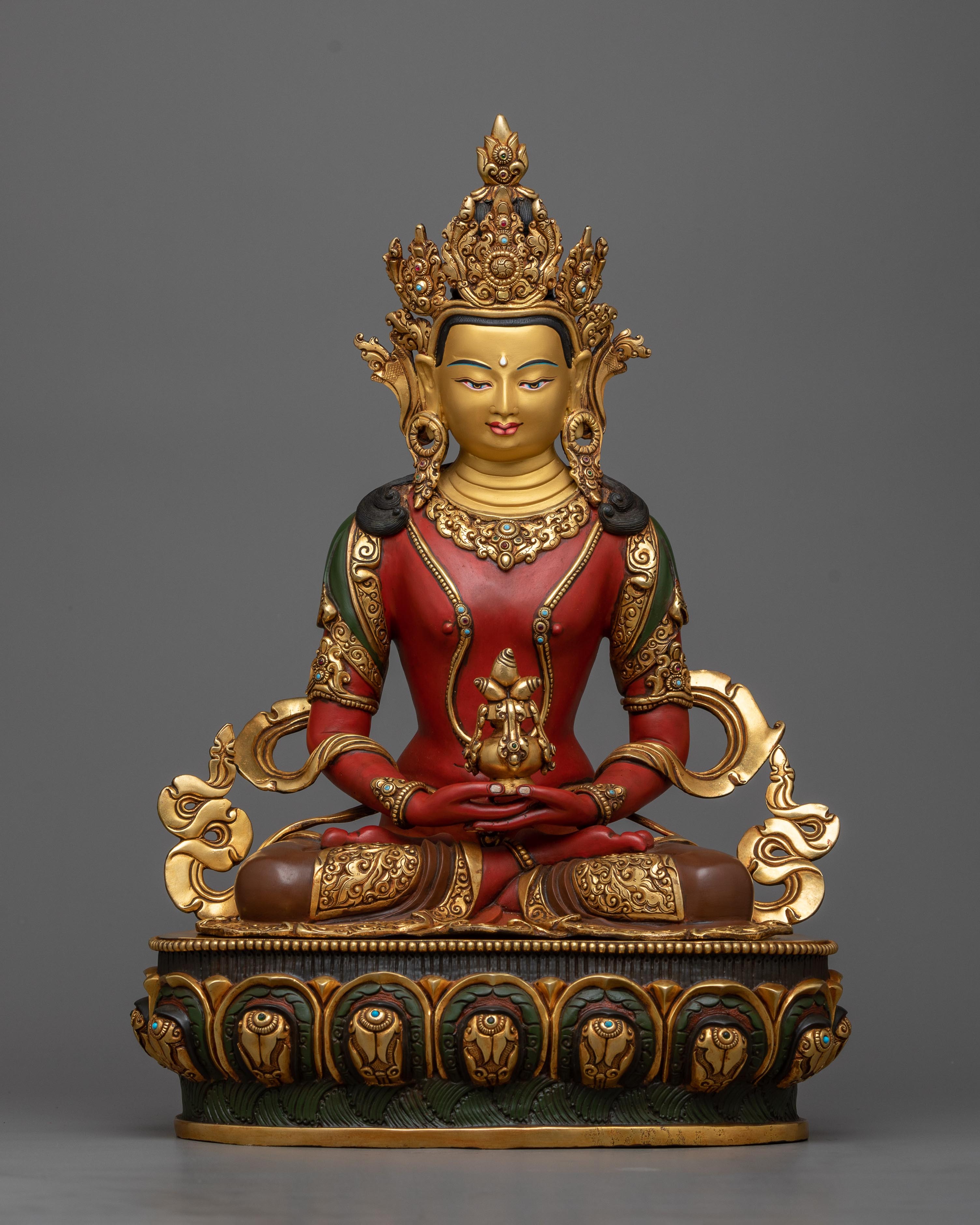 amitayus red sculpture