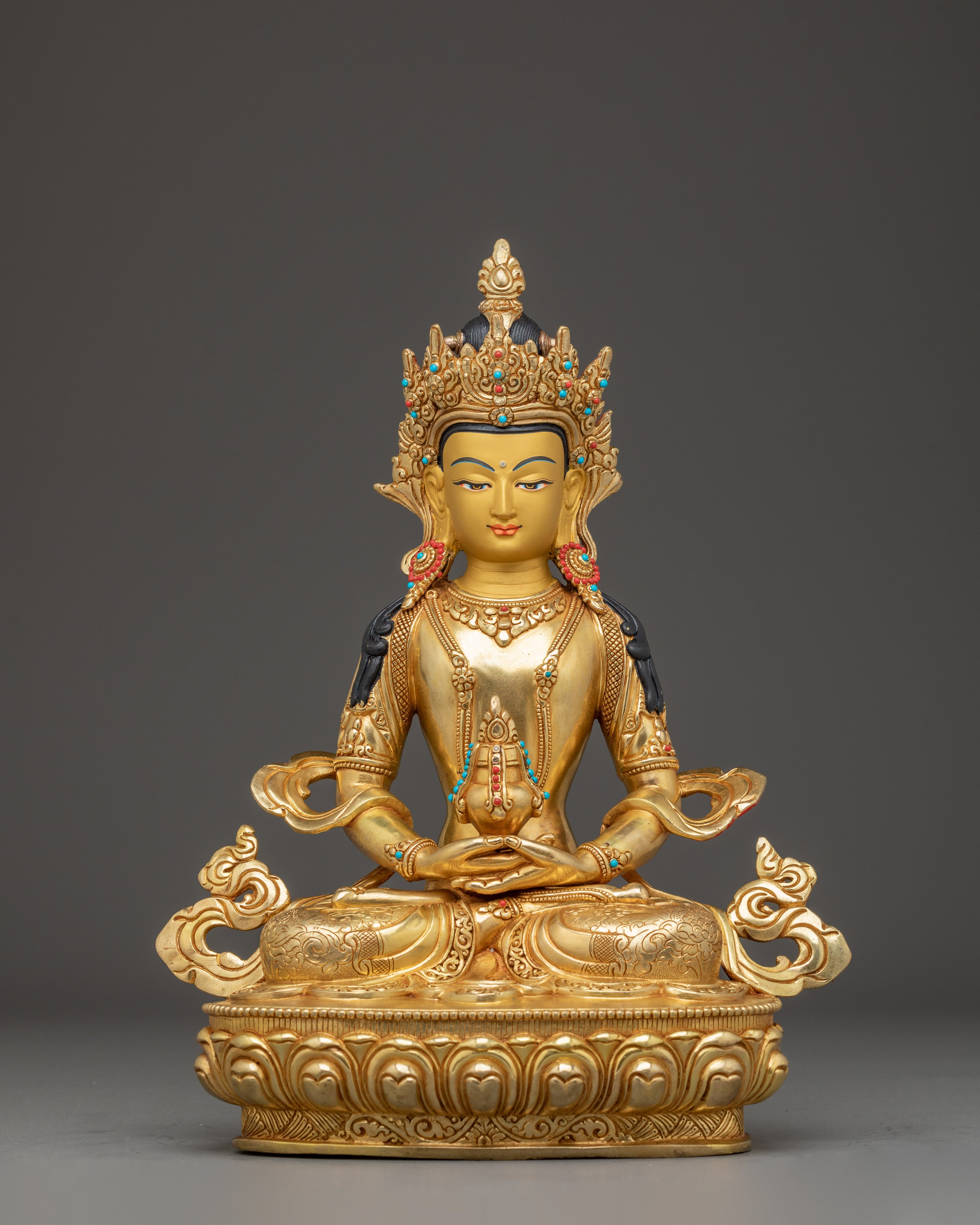 Amitayus Statue: Bodhisattva of Long-life