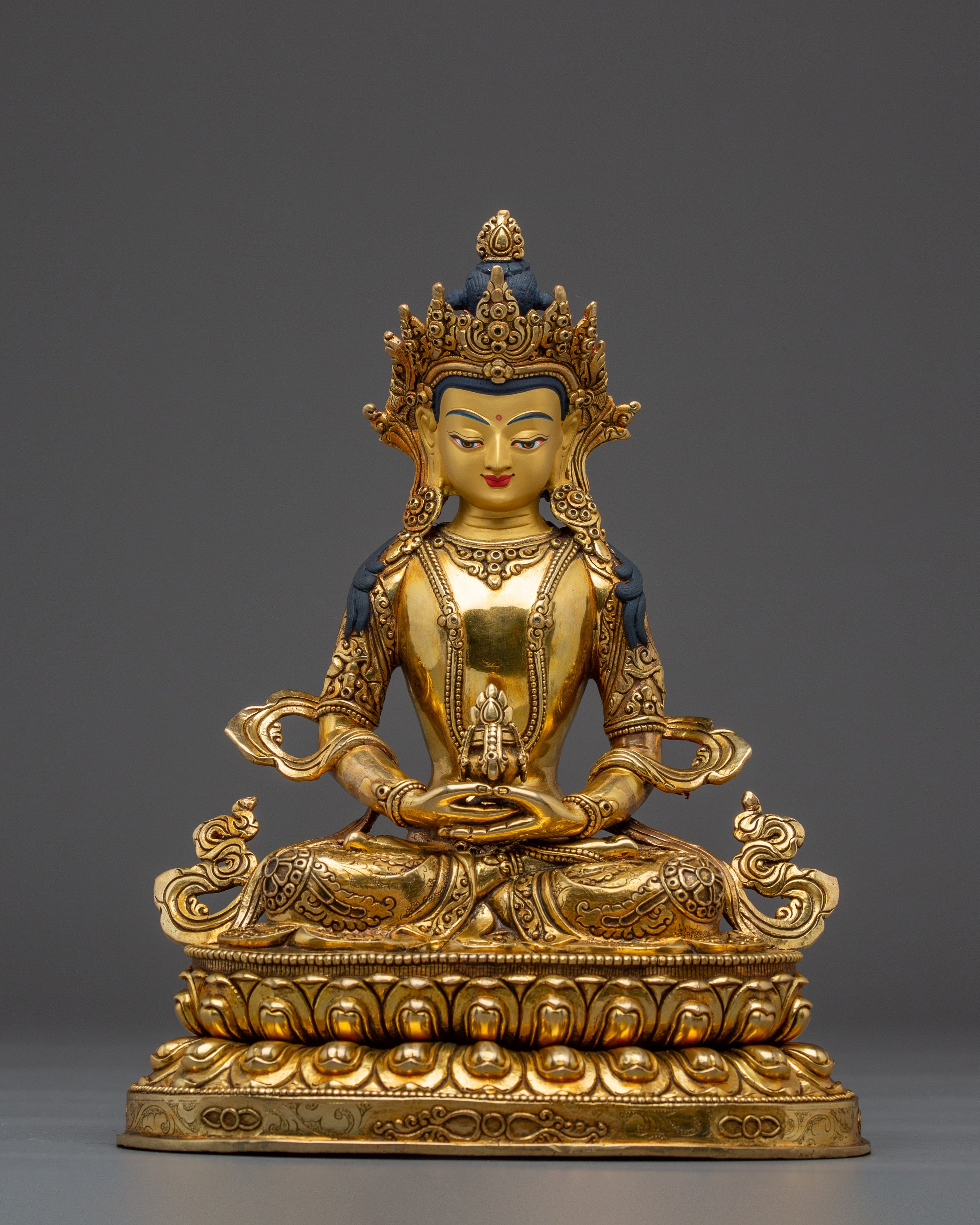 Handmade Golden Statue of Amitayus