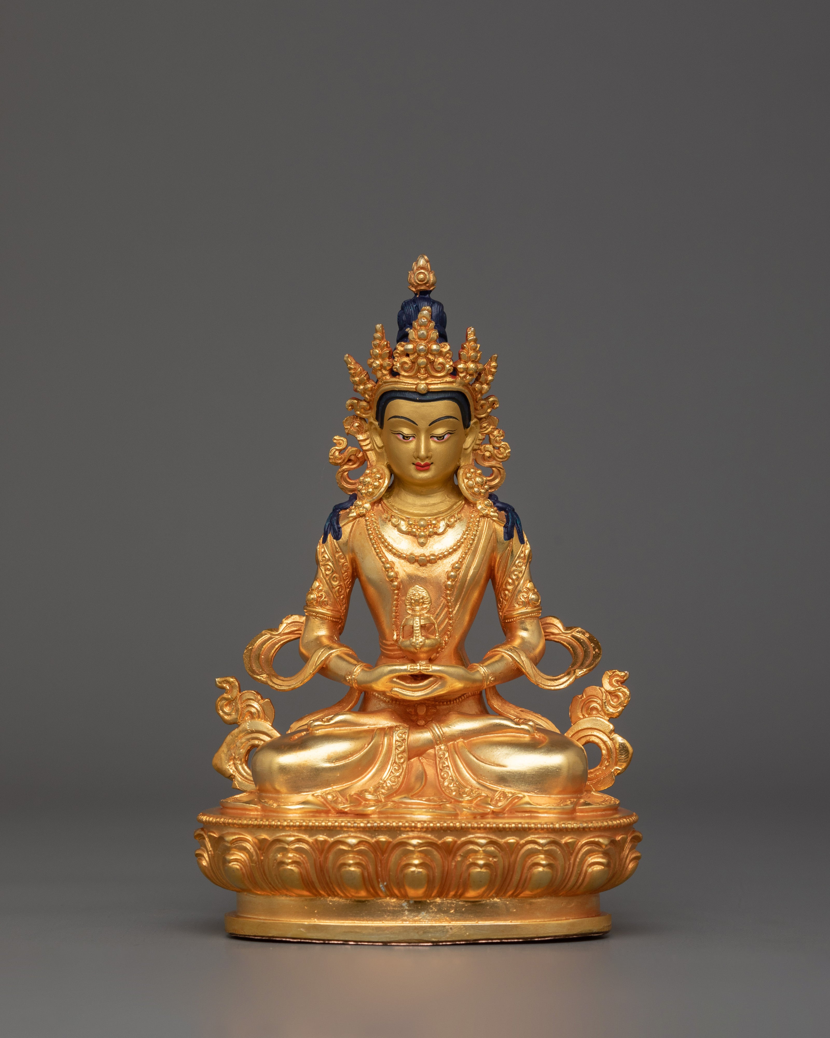 Gold Electroplated Machine Made Amitayus