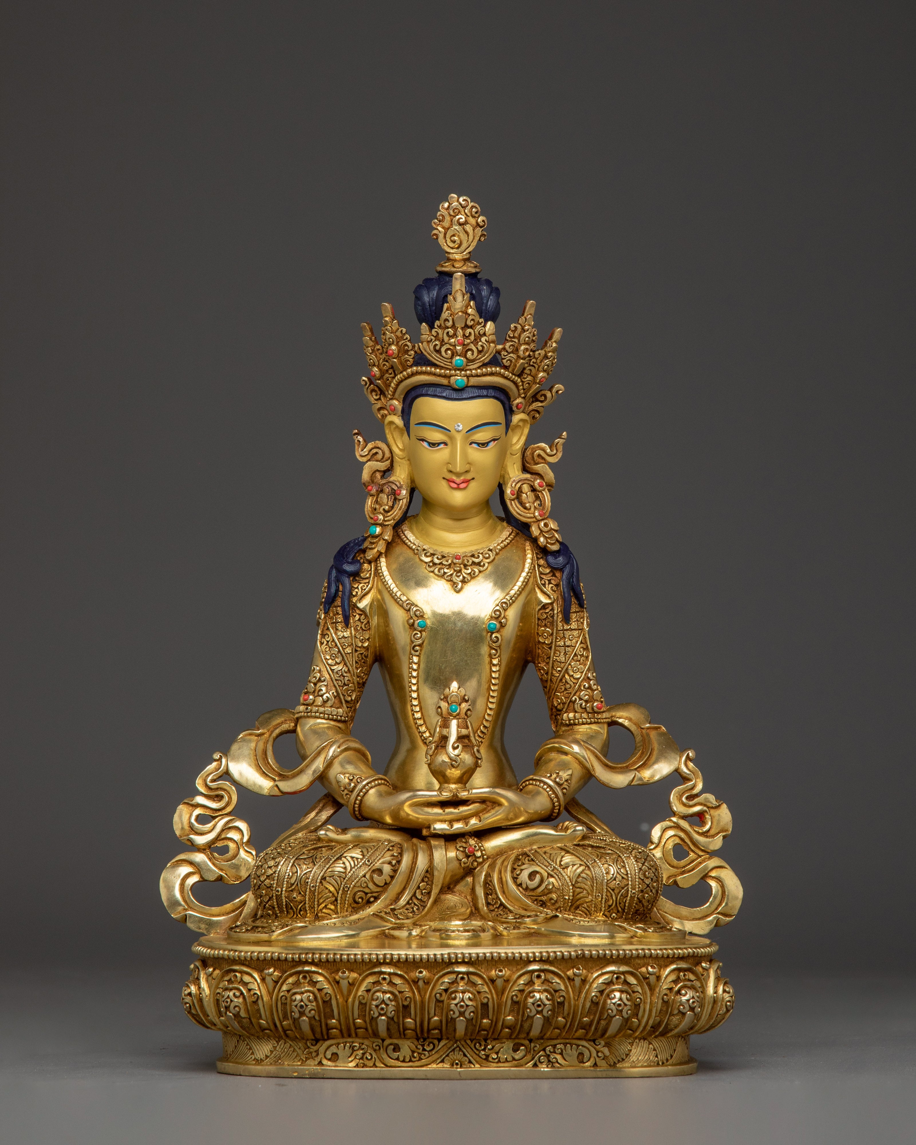 24k-gold-gilded-sculpture-of-amitayus