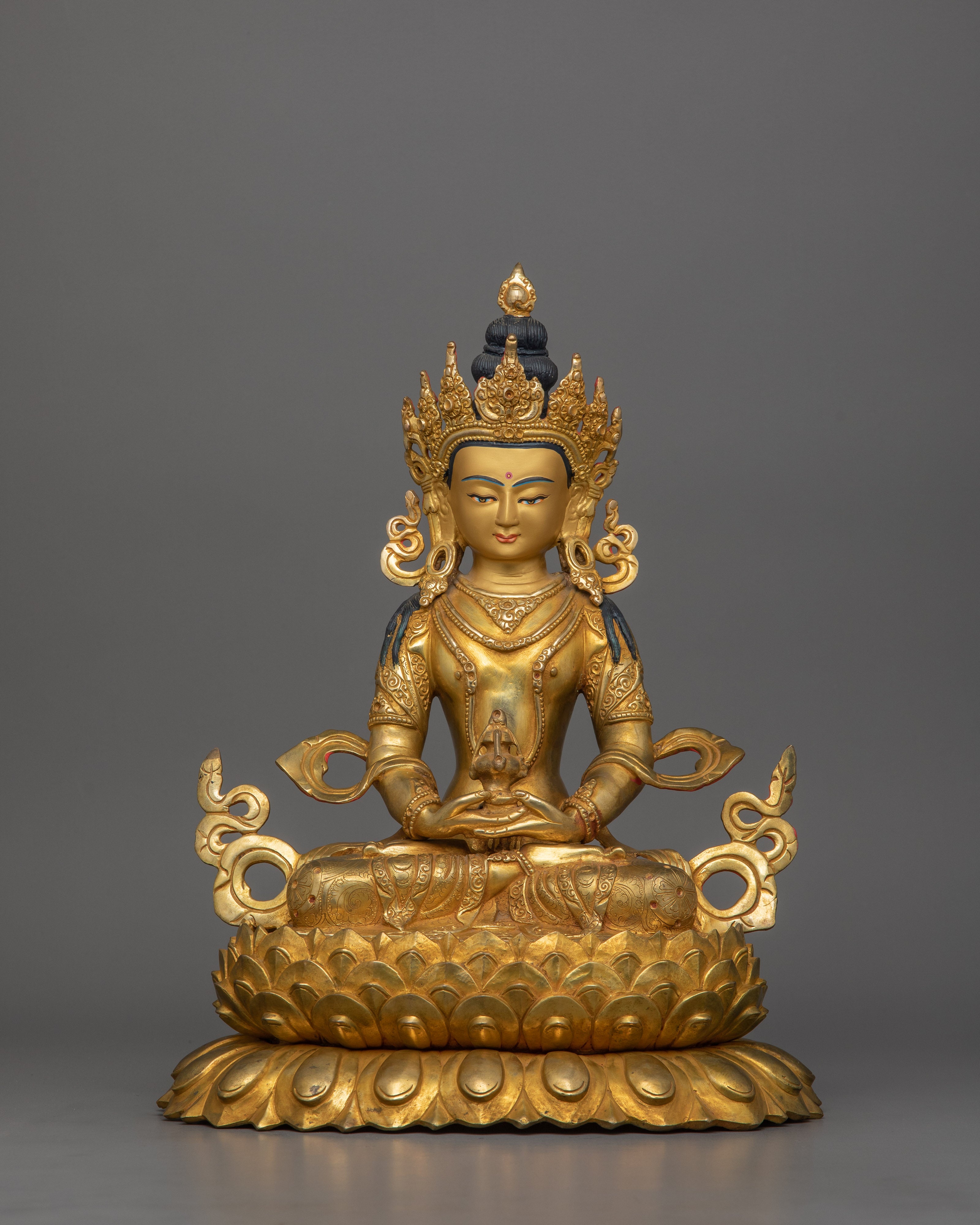 Enlightened Buddha Amitayus Sculpture