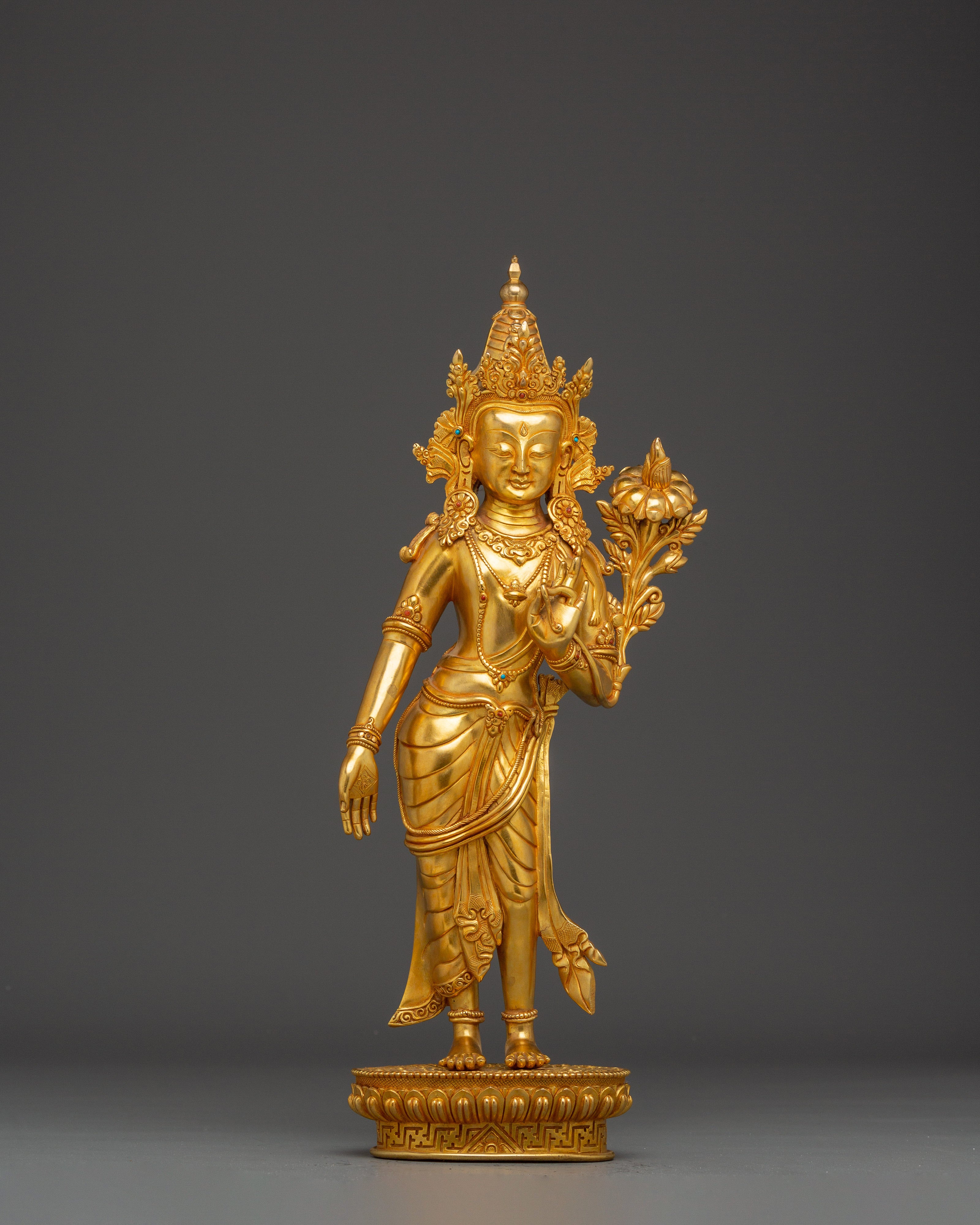 Compassionate Avalokiteshvara Copper Statue