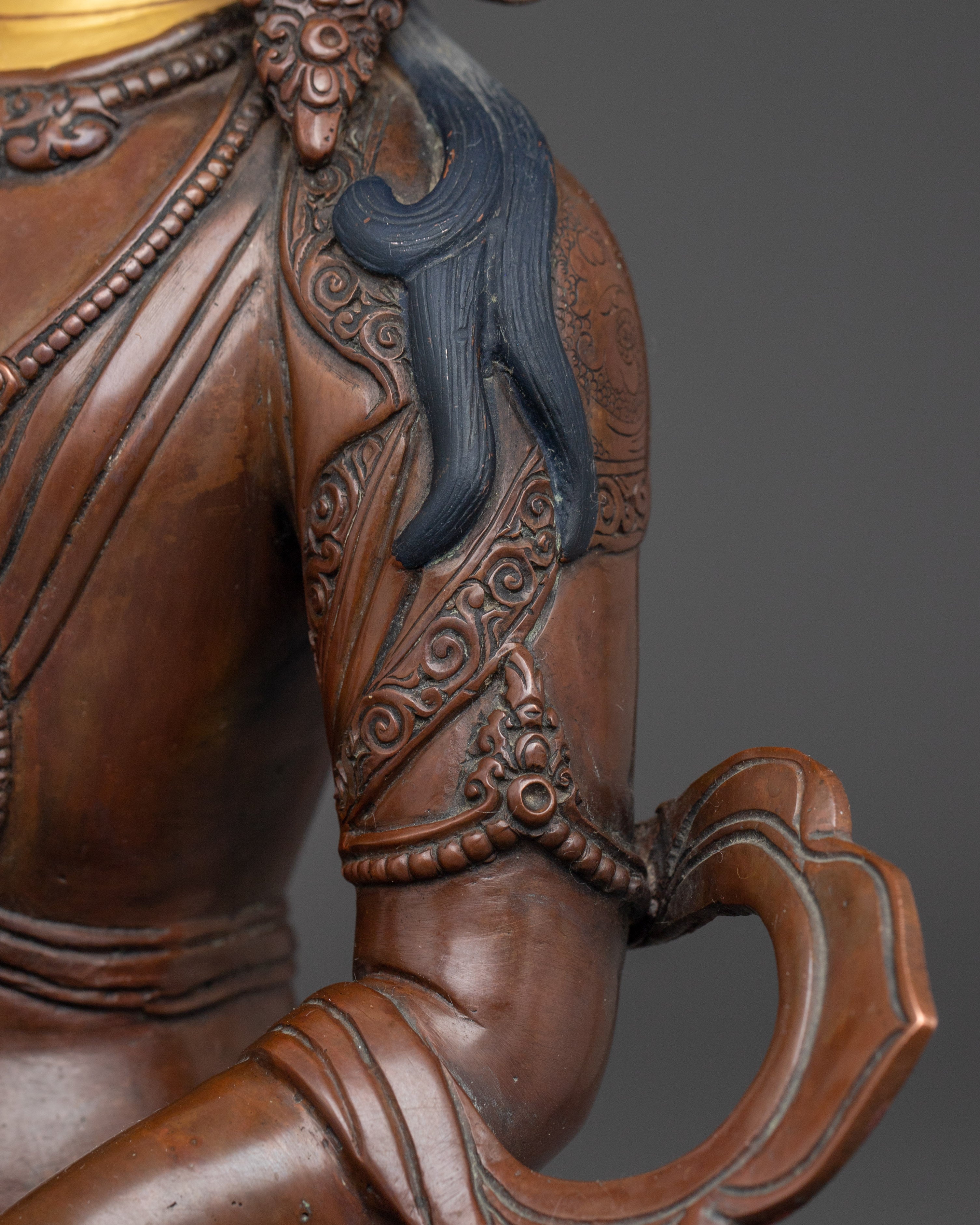 Tibetan Amitayus Sculpture | Long-Life Deity