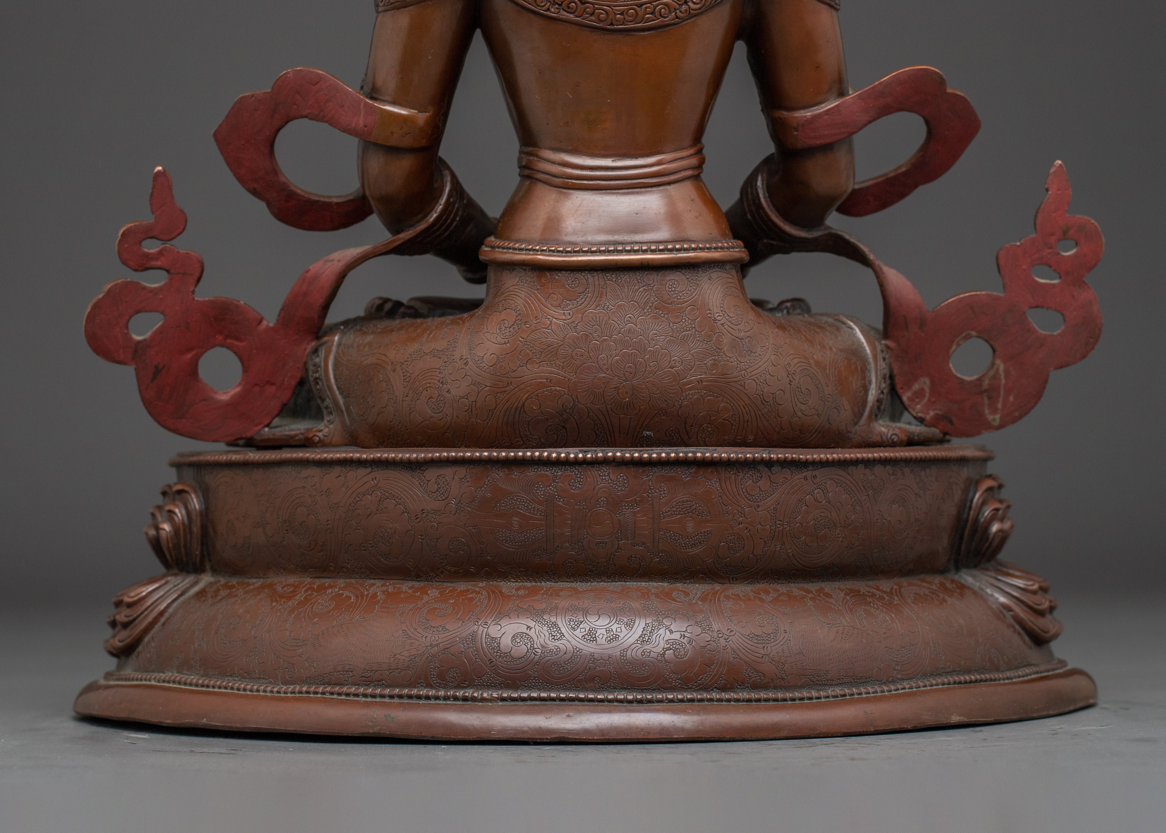 Tibetan Amitayus Sculpture | Long-Life Deity