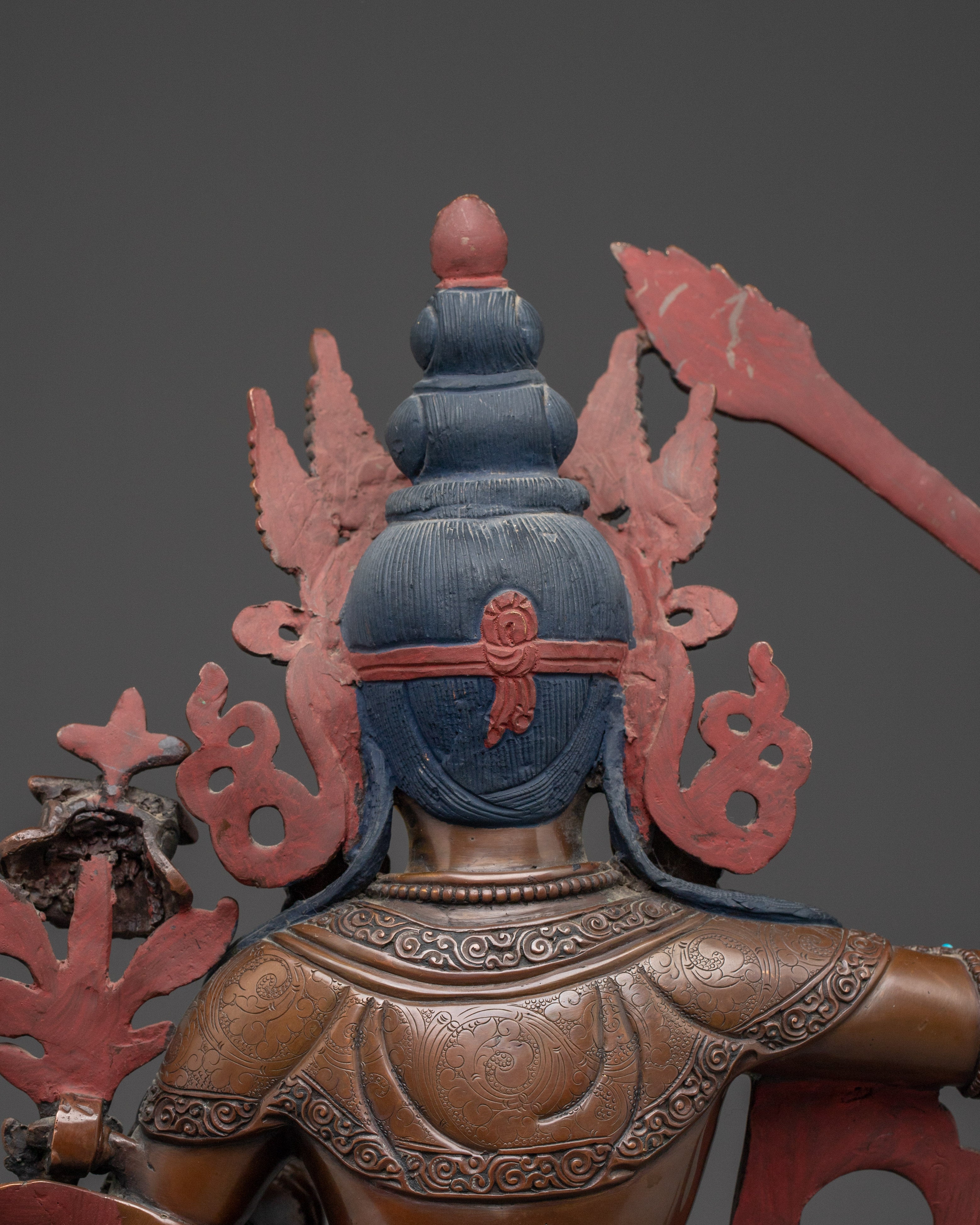 Buddhist wisdom deity Manjushri | Flaming Sword and Scripture