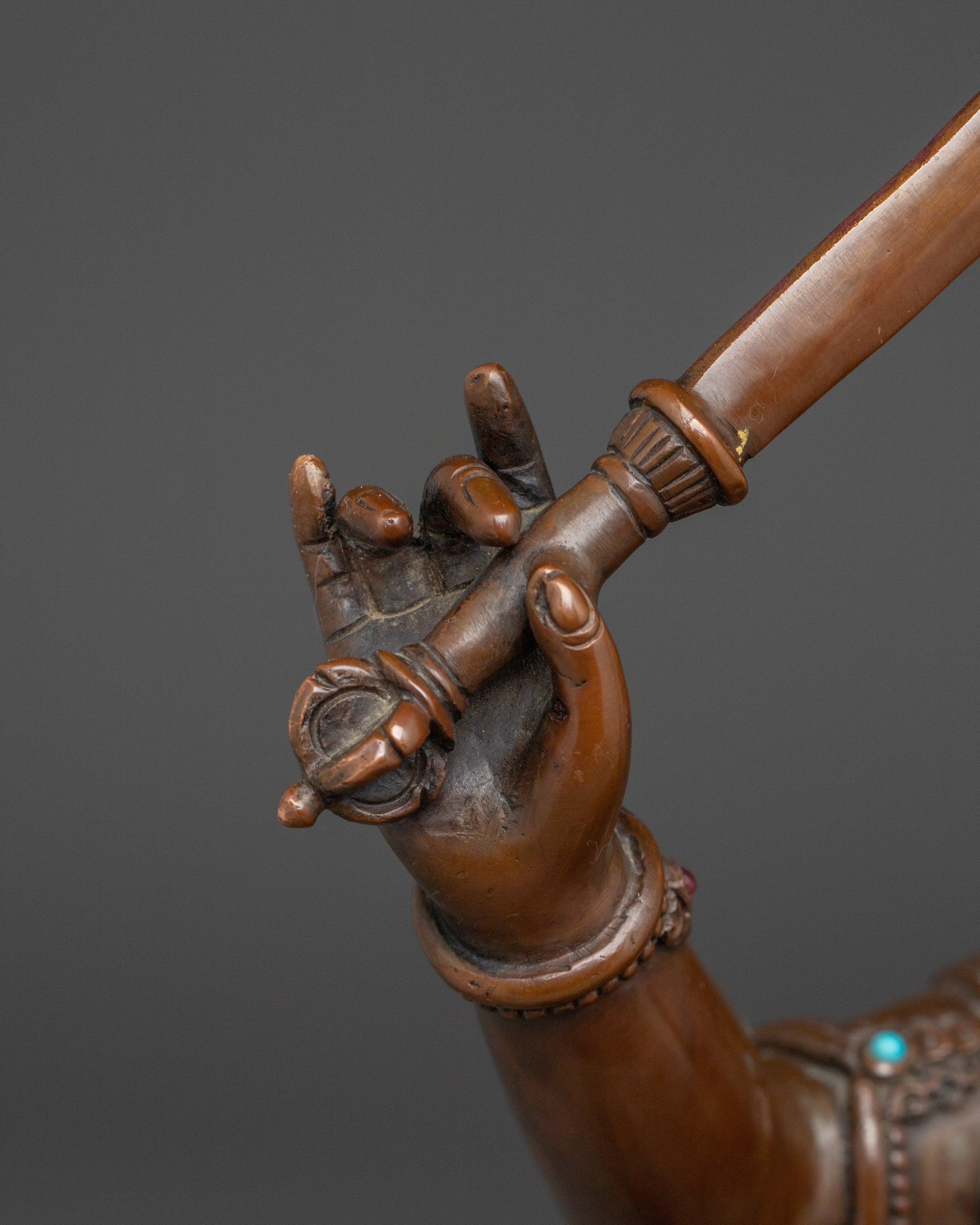 Buddhist wisdom deity Manjushri | Flaming Sword and Scripture