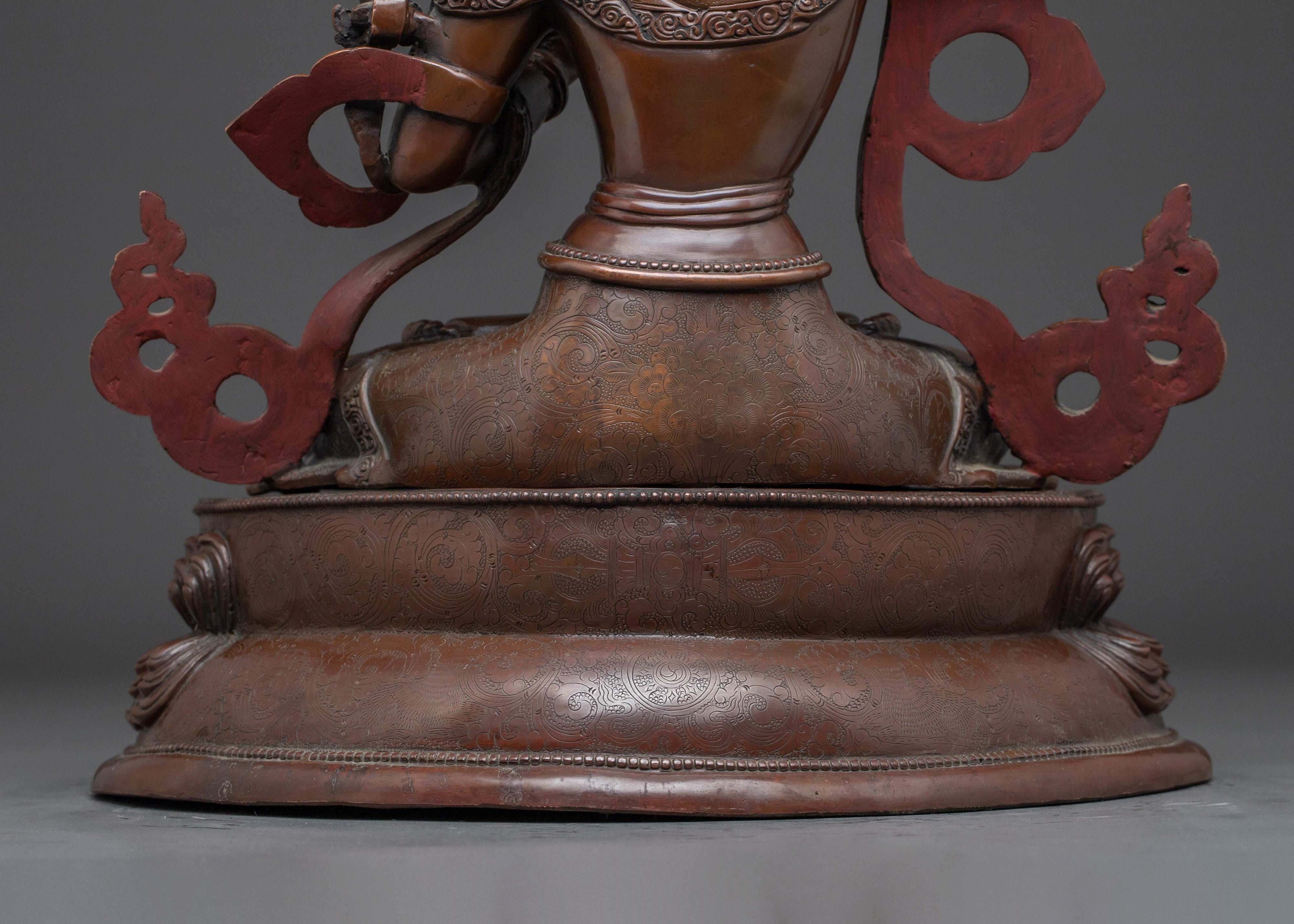 Buddhist wisdom deity Manjushri | Flaming Sword and Scripture