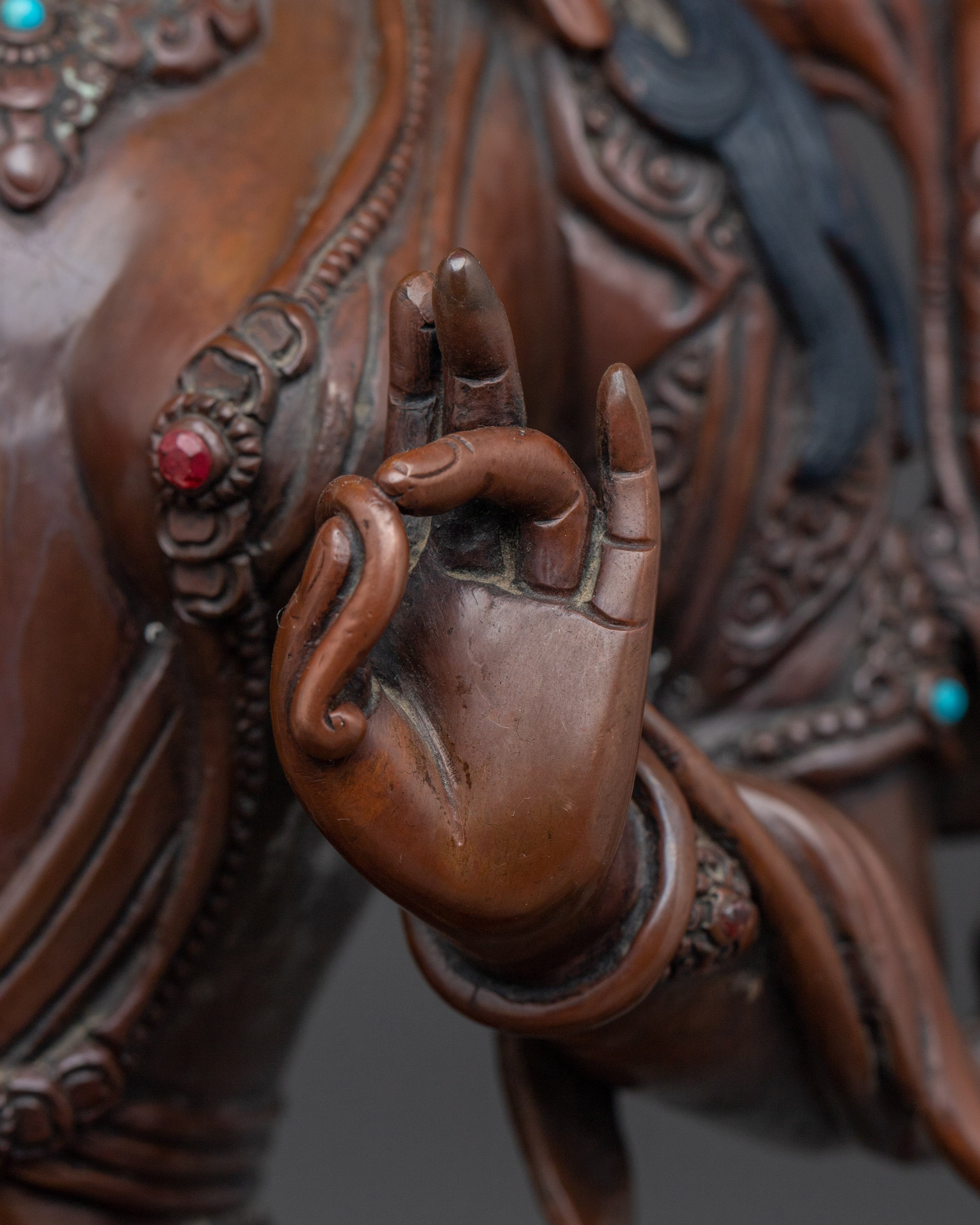 Female Bodhisattva Green Tara Sculpture | Compassionate Mother Deity