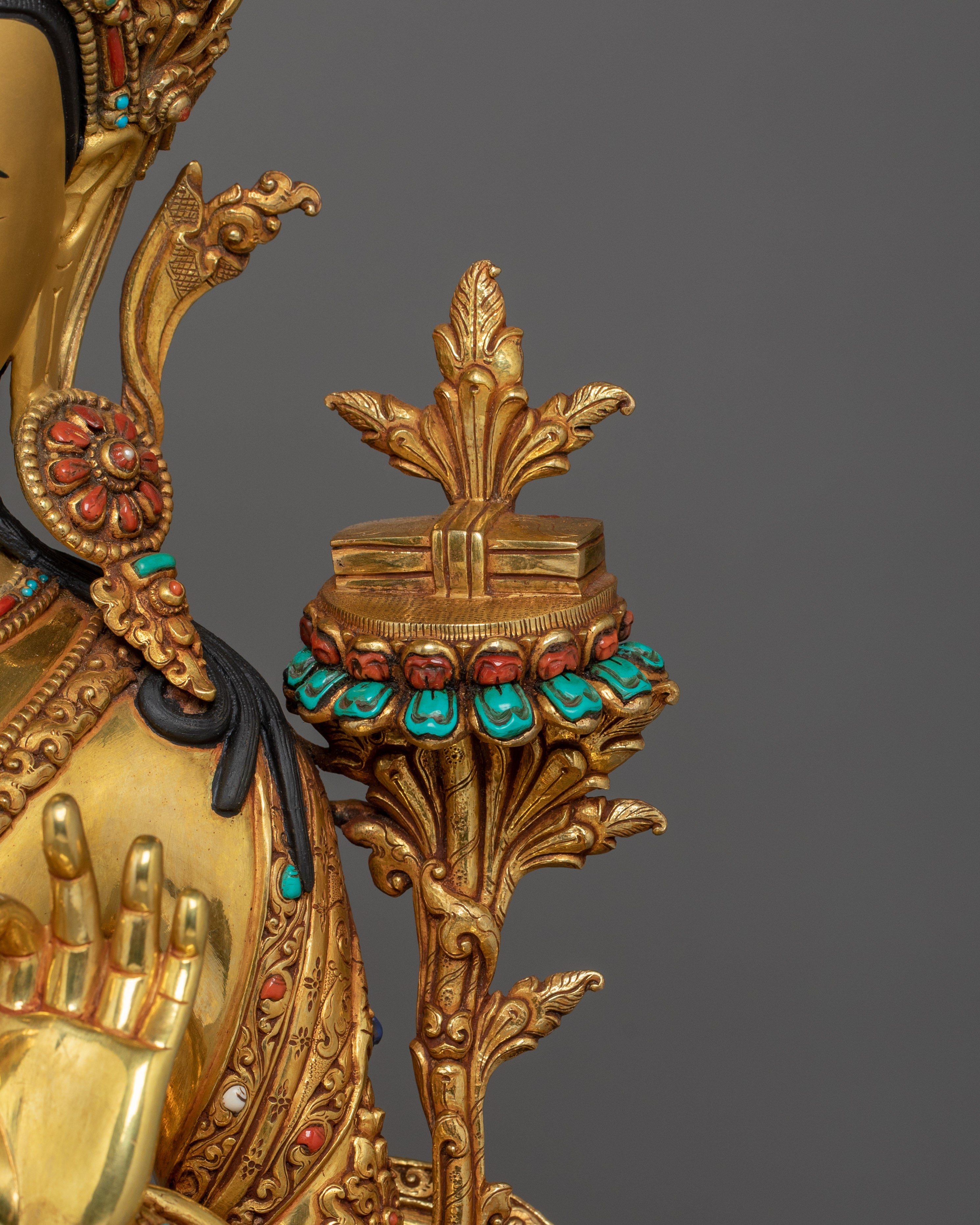 Set of Five Bodhisattva Statues | 5 Deity Set for Spiritual Harmony and Meditation