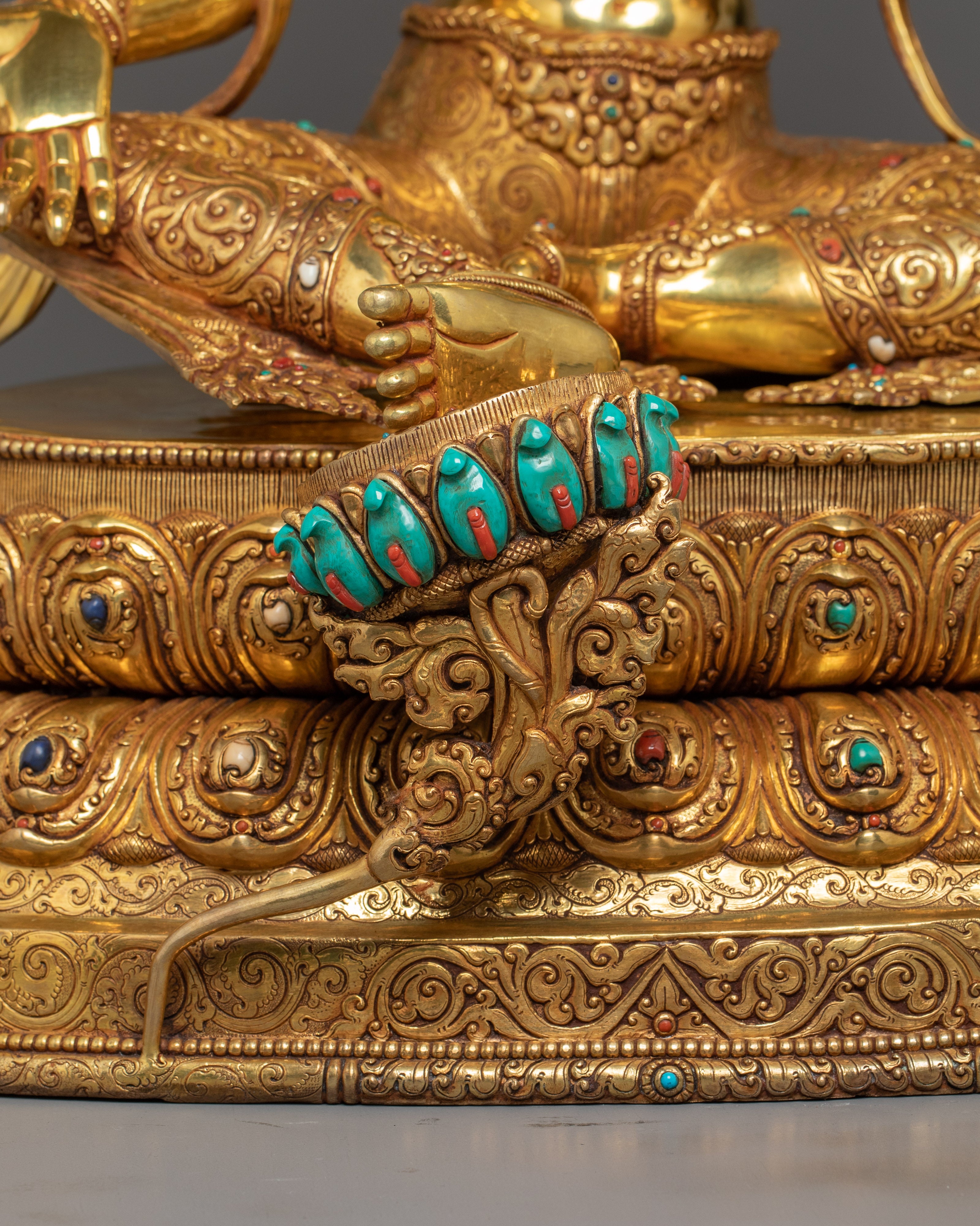 Set of Five Bodhisattva Statues | 5 Deity Set for Spiritual Harmony and Meditation