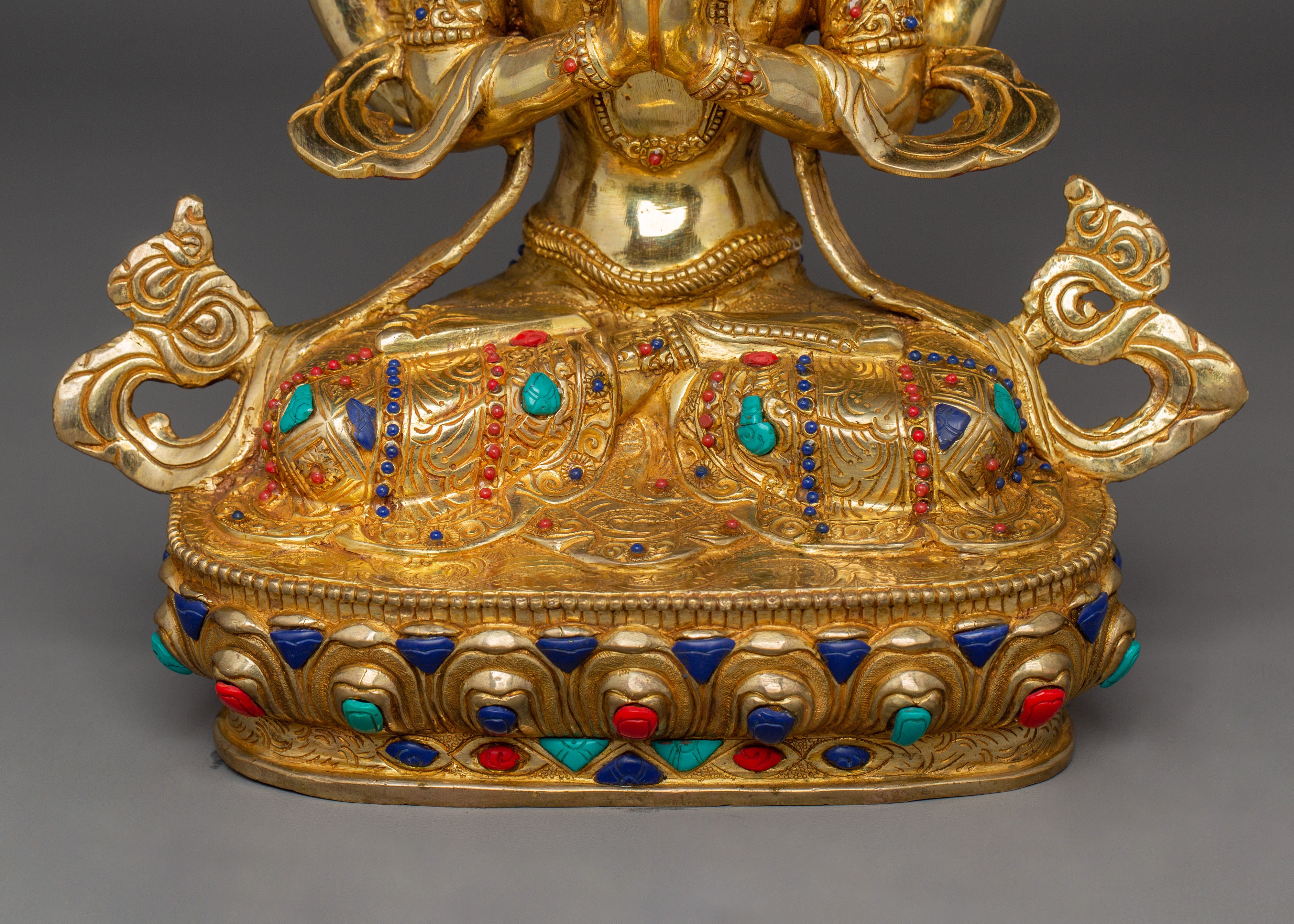 Tibetan Artwork Of Chenrezig | The Boddhisattva of Infinite Compassion