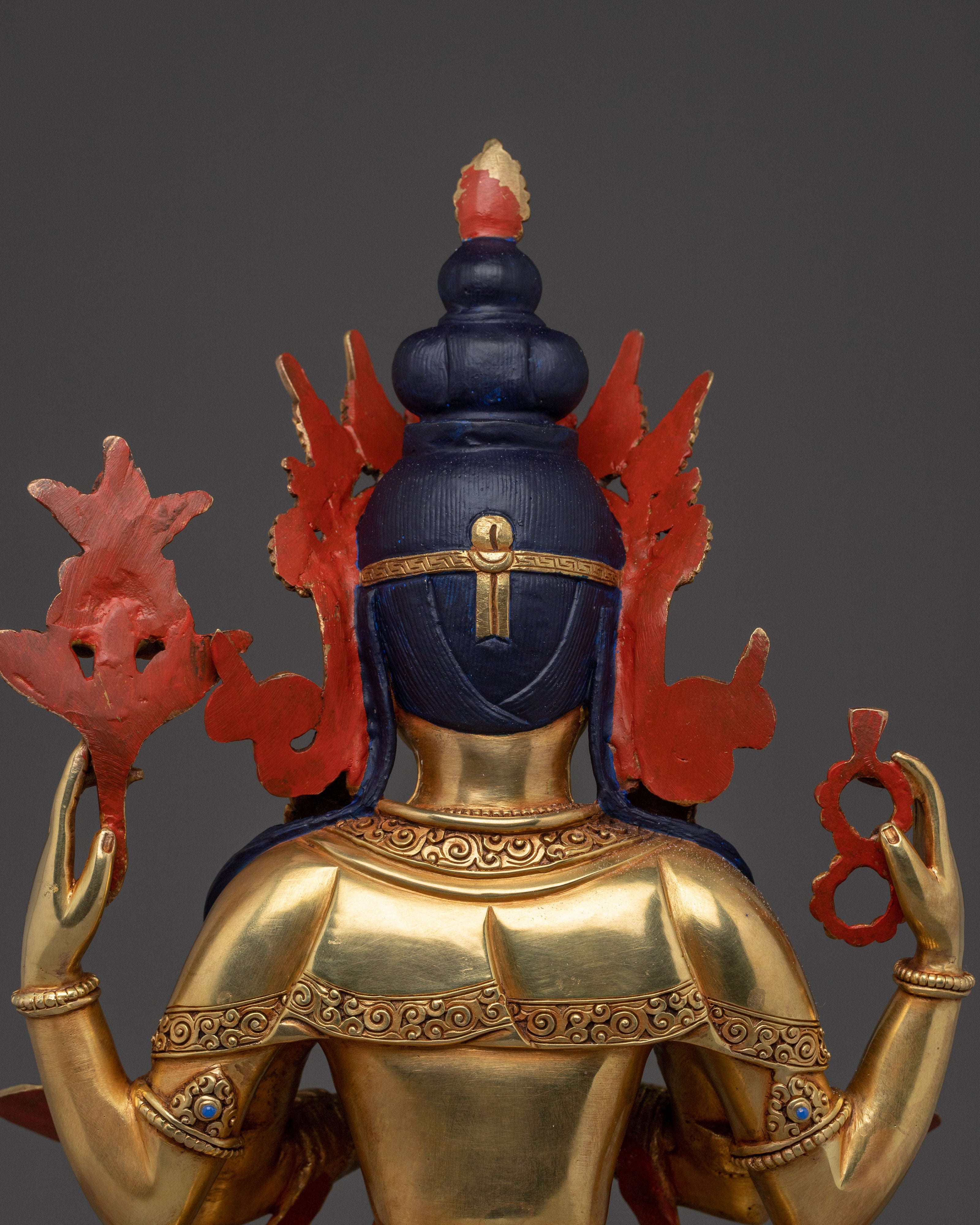 Buddhist Compassionate Deity Chenrezig | Bodhisattva Figurine
