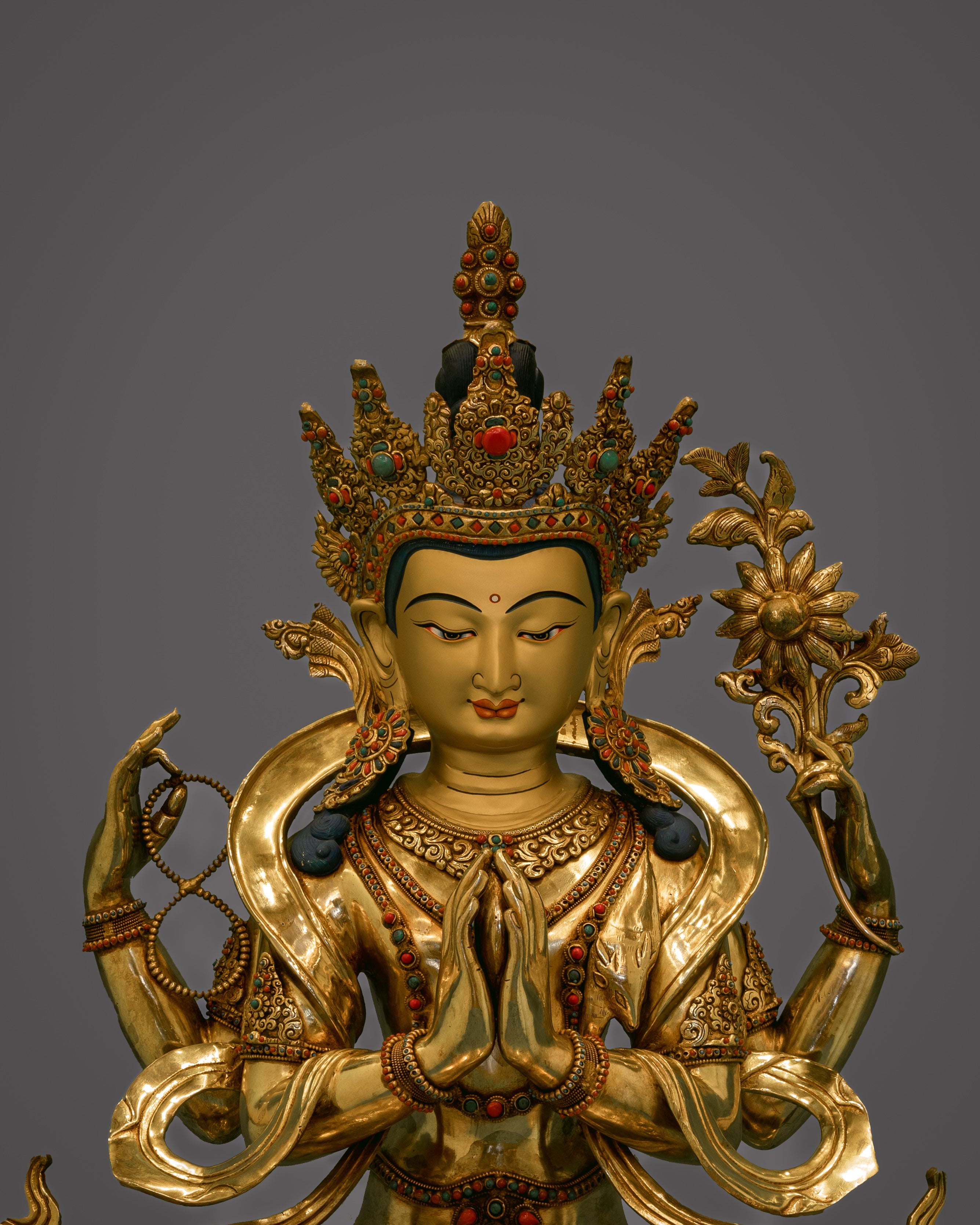 Exquisite Avalokiteswara Figure | Radiate Divine Compassion and Wisdom