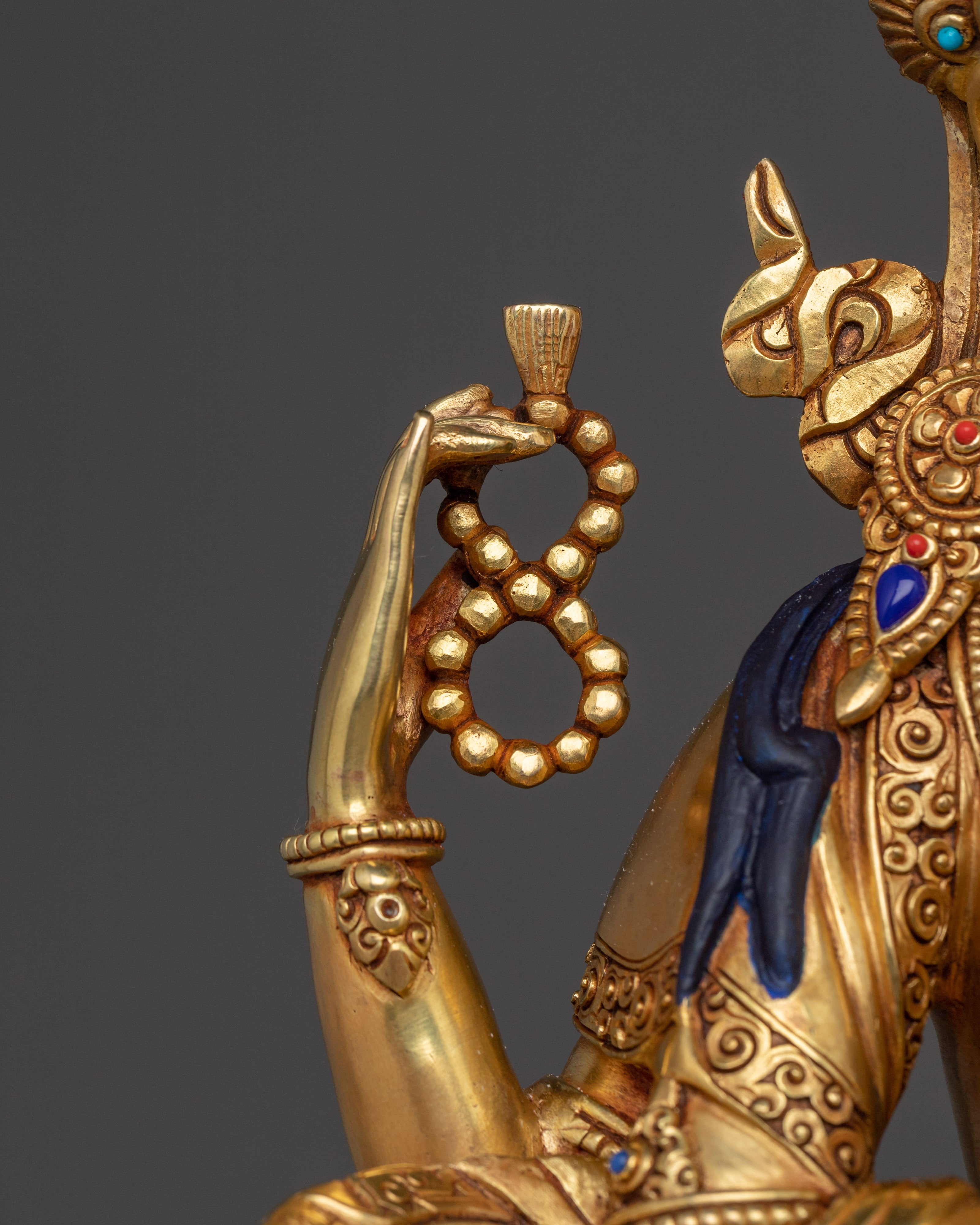 Buddhist Compassionate Deity Chenrezig | Bodhisattva Figurine