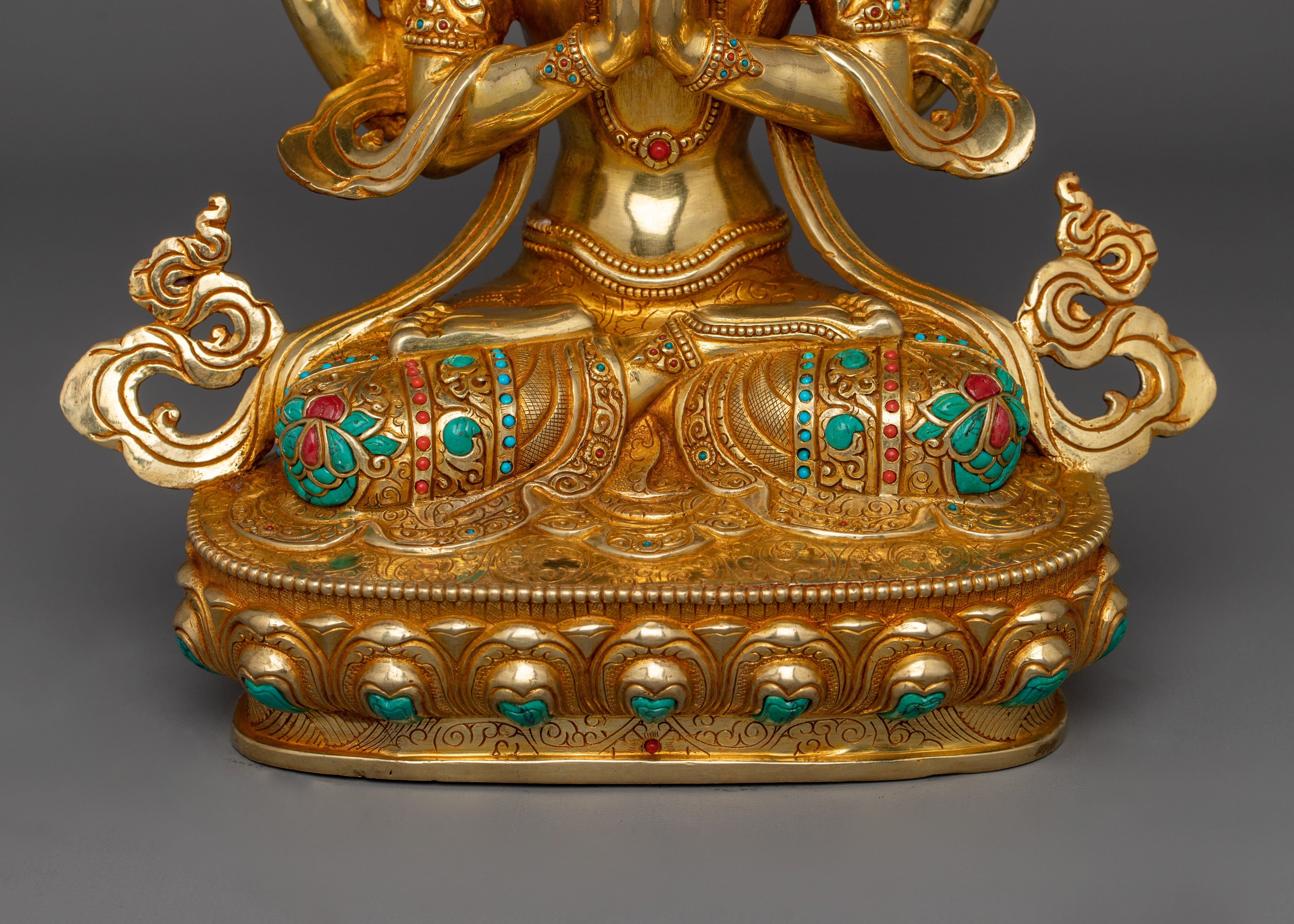 Four Armed Figurine Chenrezig | Great Compassionate One