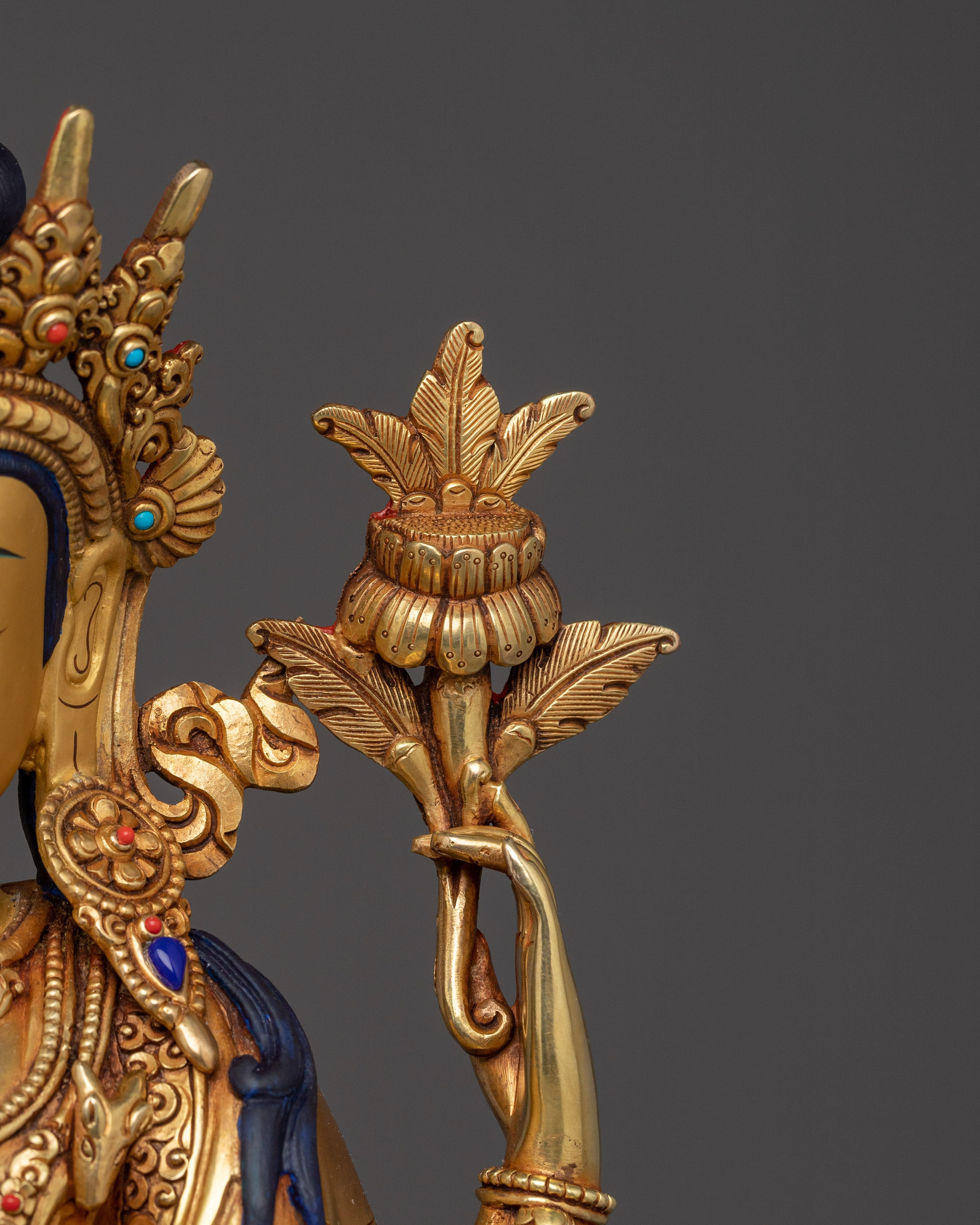 Buddhist Compassionate Deity Chenrezig | Bodhisattva Figurine