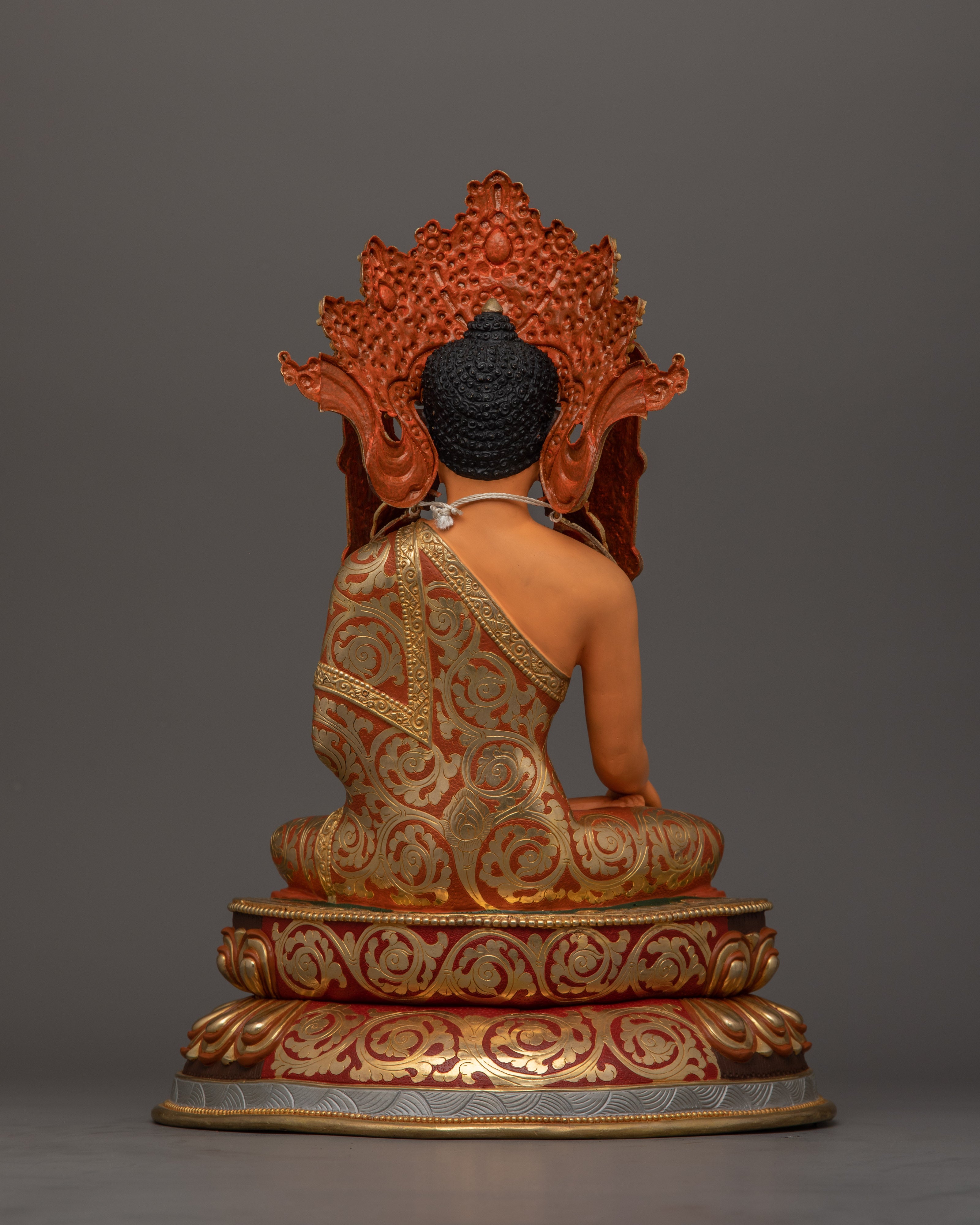 Majestic Representation of Tranquil Crown Shakyamuni Buddha | Buddha’s Royal Grace