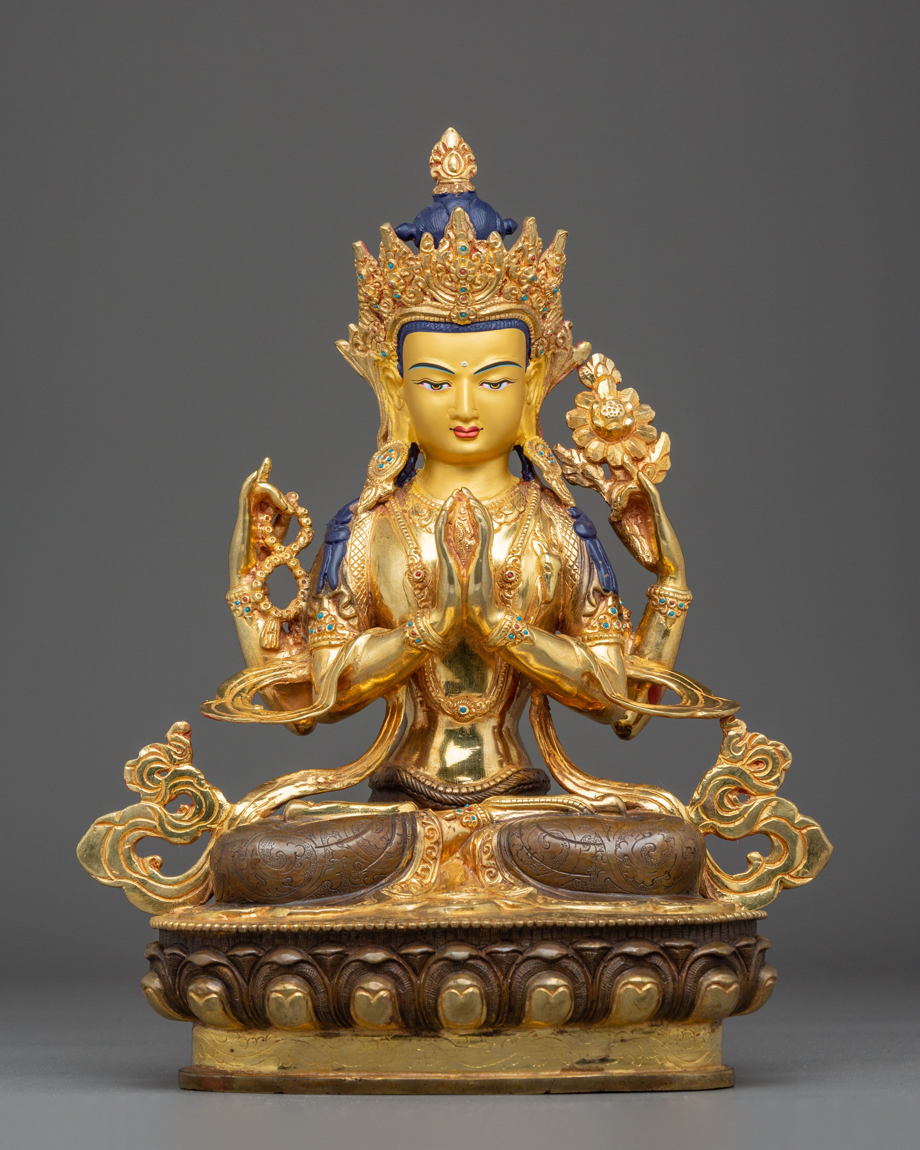 Statue of Chenrezig for Spiritual Decor