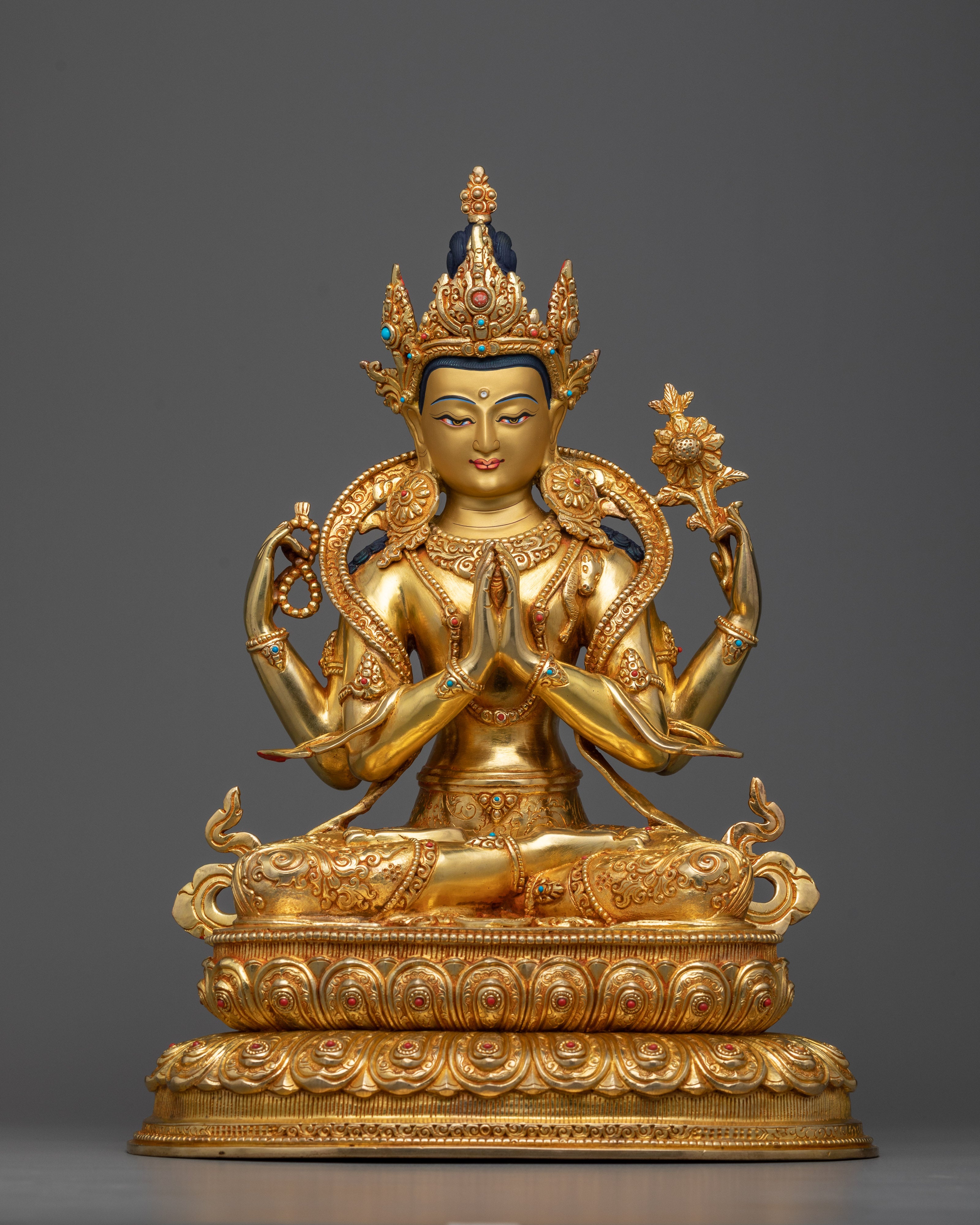 chenrezig-buddhist-copper-sculpture