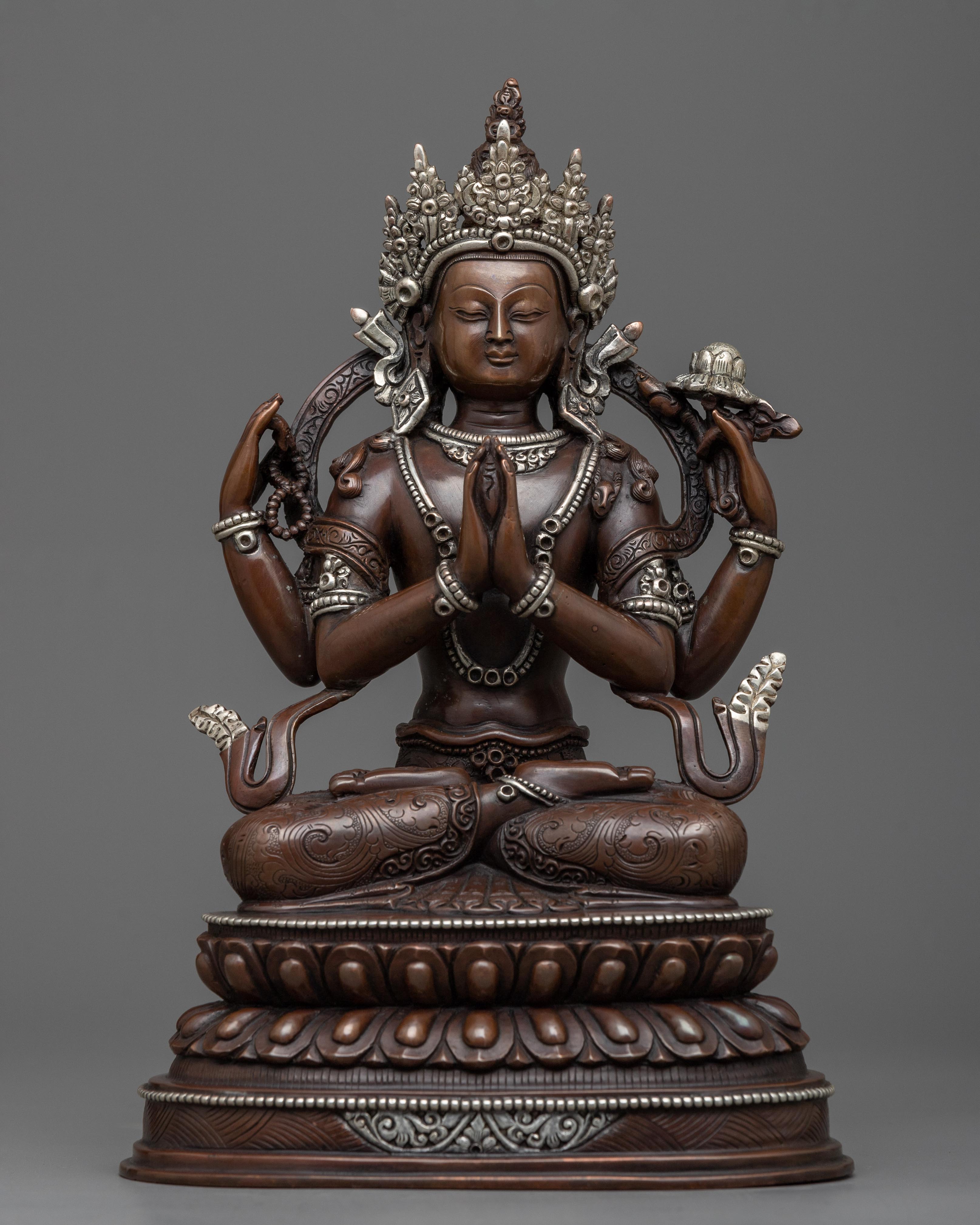 avalokiteshvara lord of who witnesses cries of the ignoranct