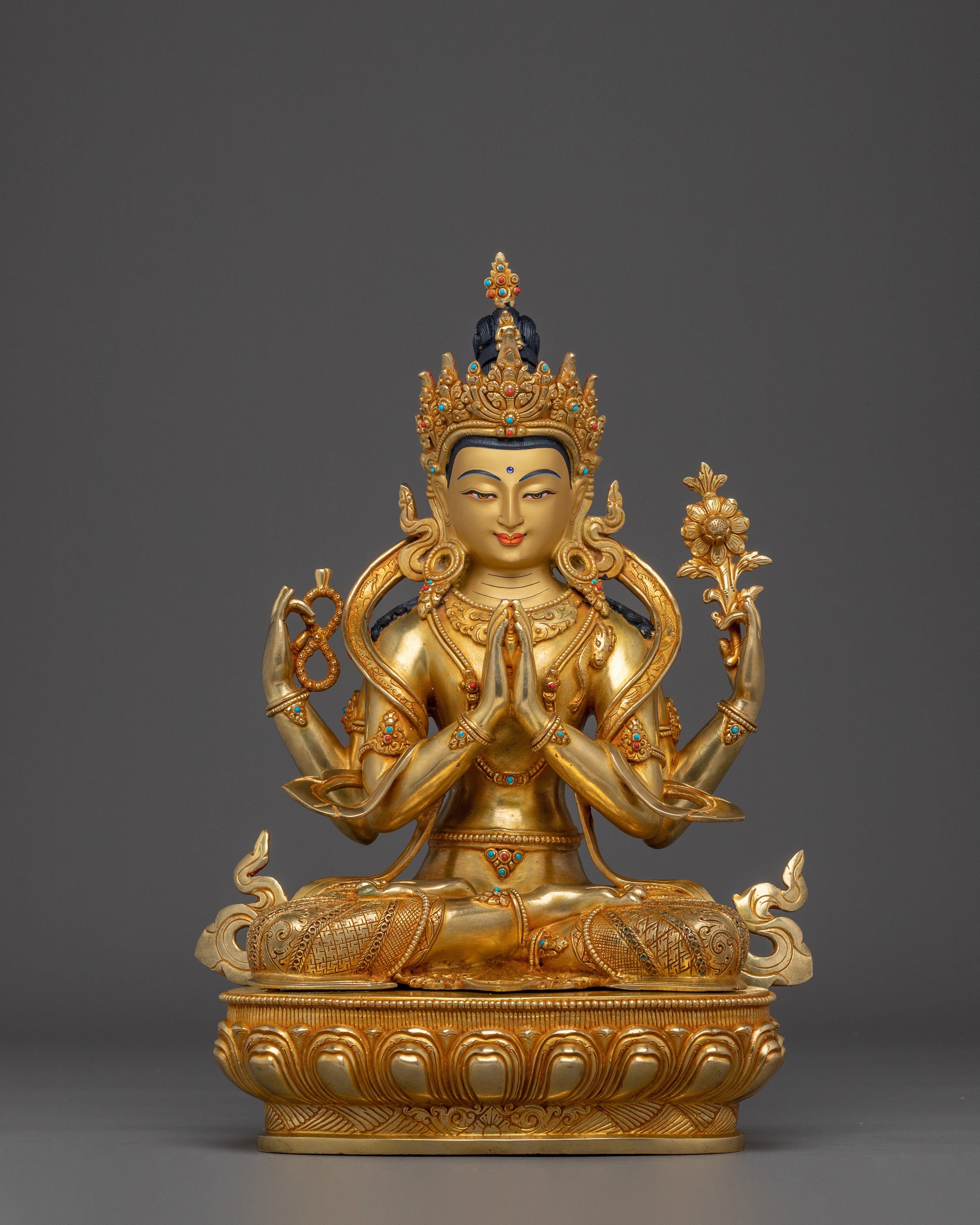 Statue of Chenrezig: The Buddhist Compassion Bodhisattva