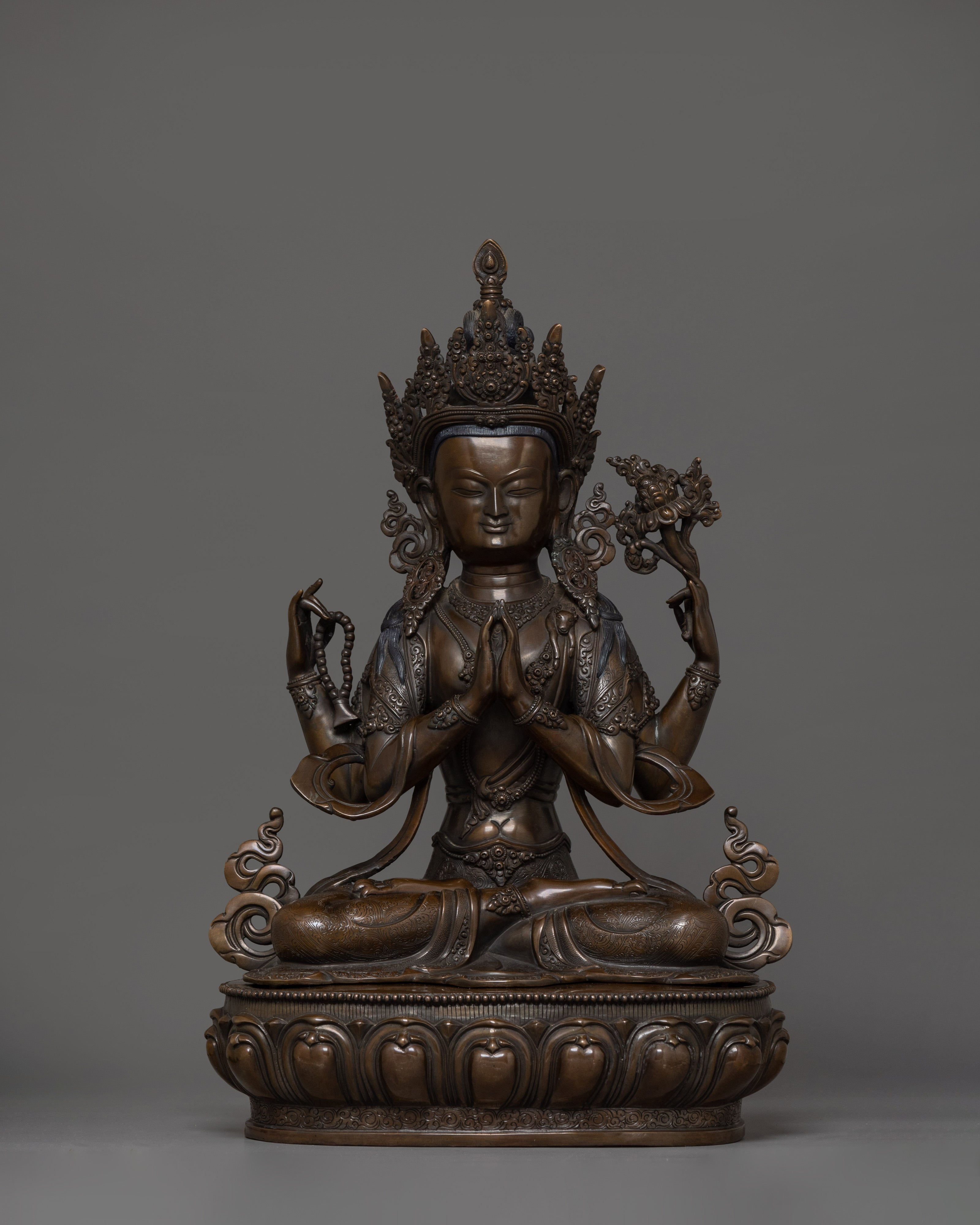 Chenrezig Compassionate Deity Statue | Also Known as Avalokiteshvara