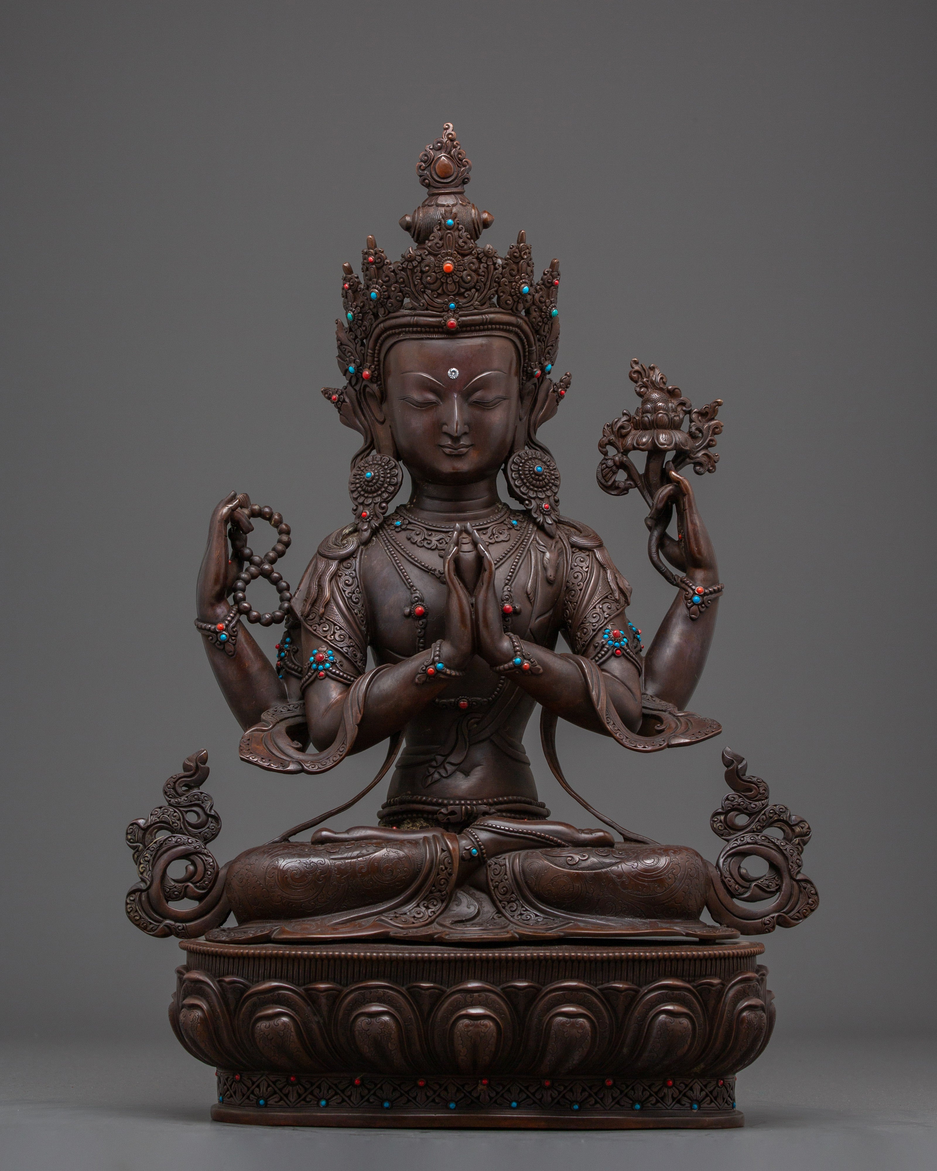 Chenrezig Statue: Spiritual and Dharma Decor