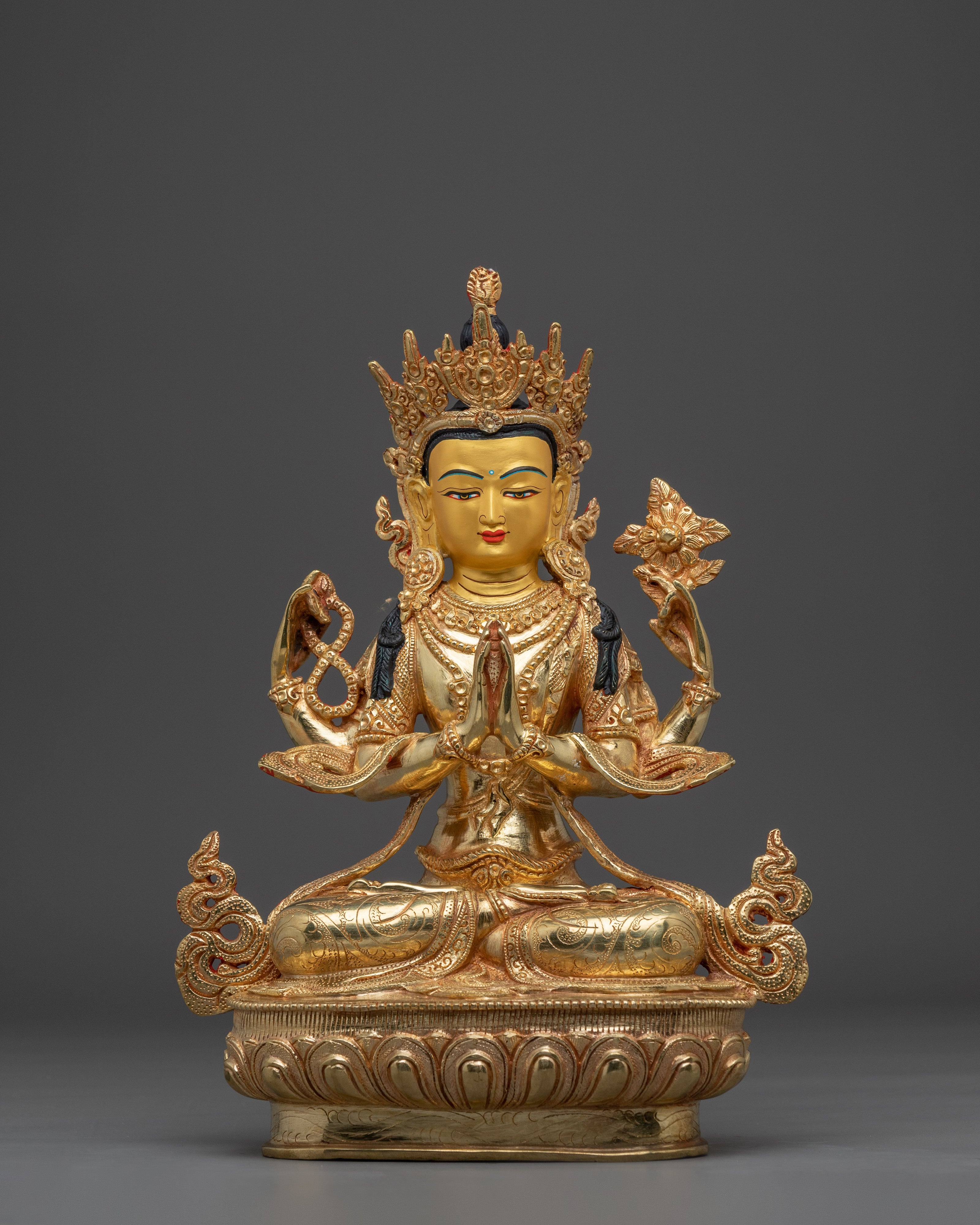 Handmade Compassionate Protector Chenrezig