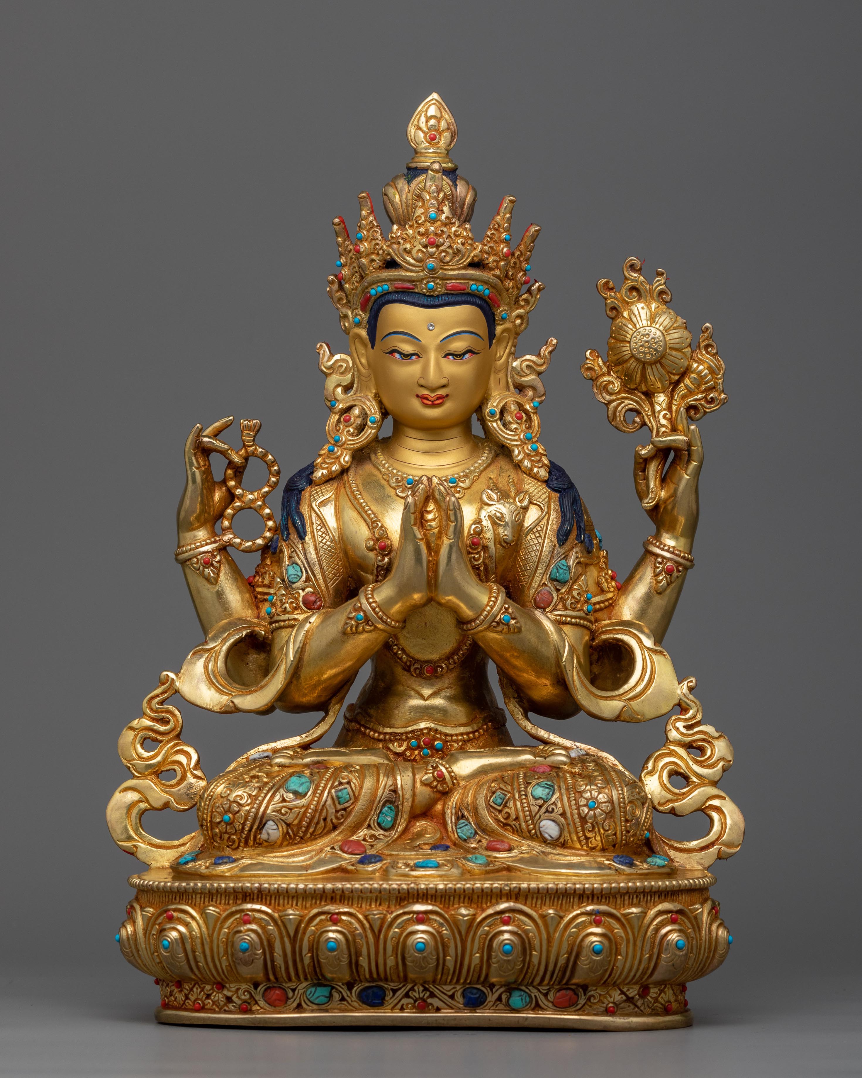 Majestic Lokesvara Statue