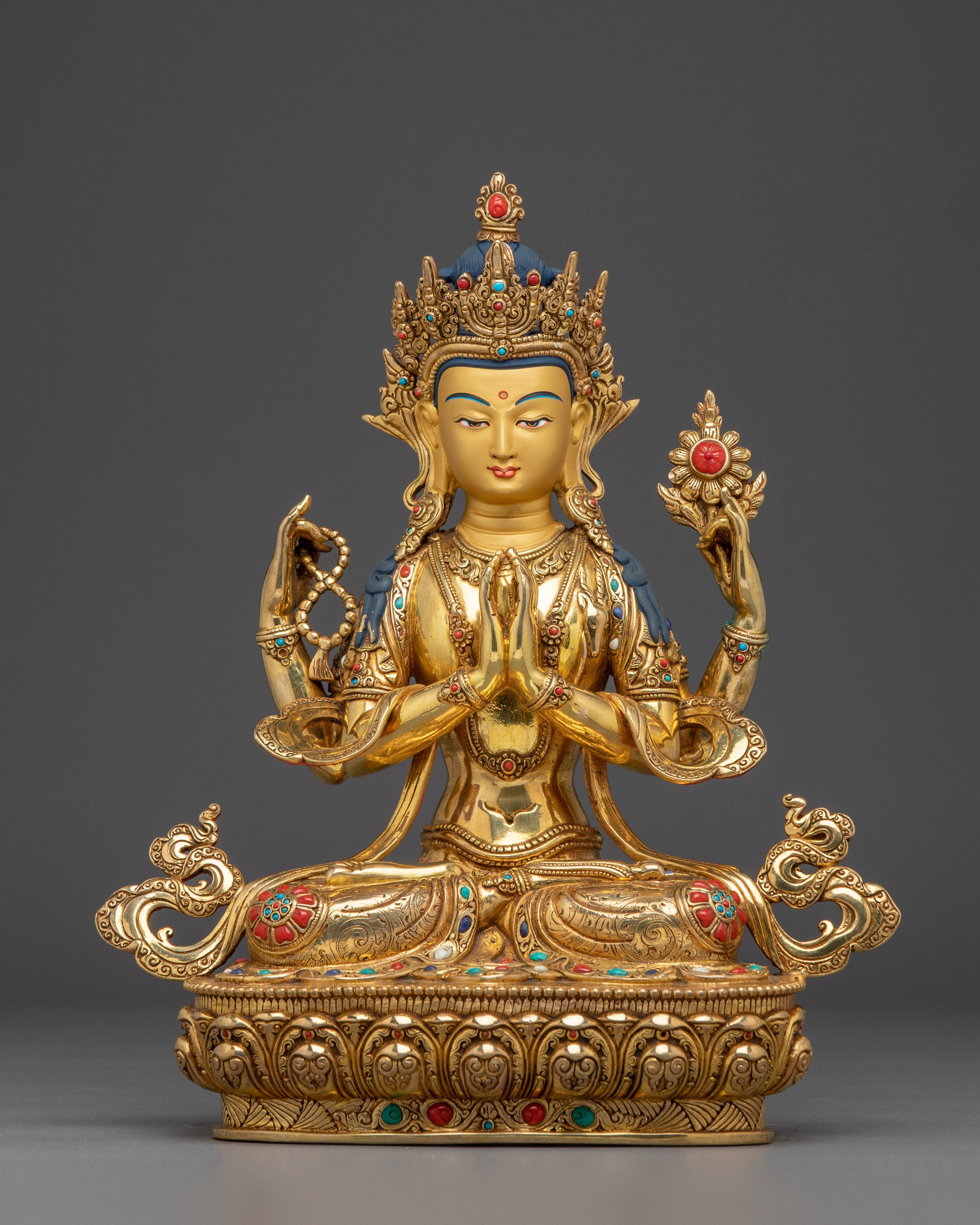 Handmade Art of Chenrezig