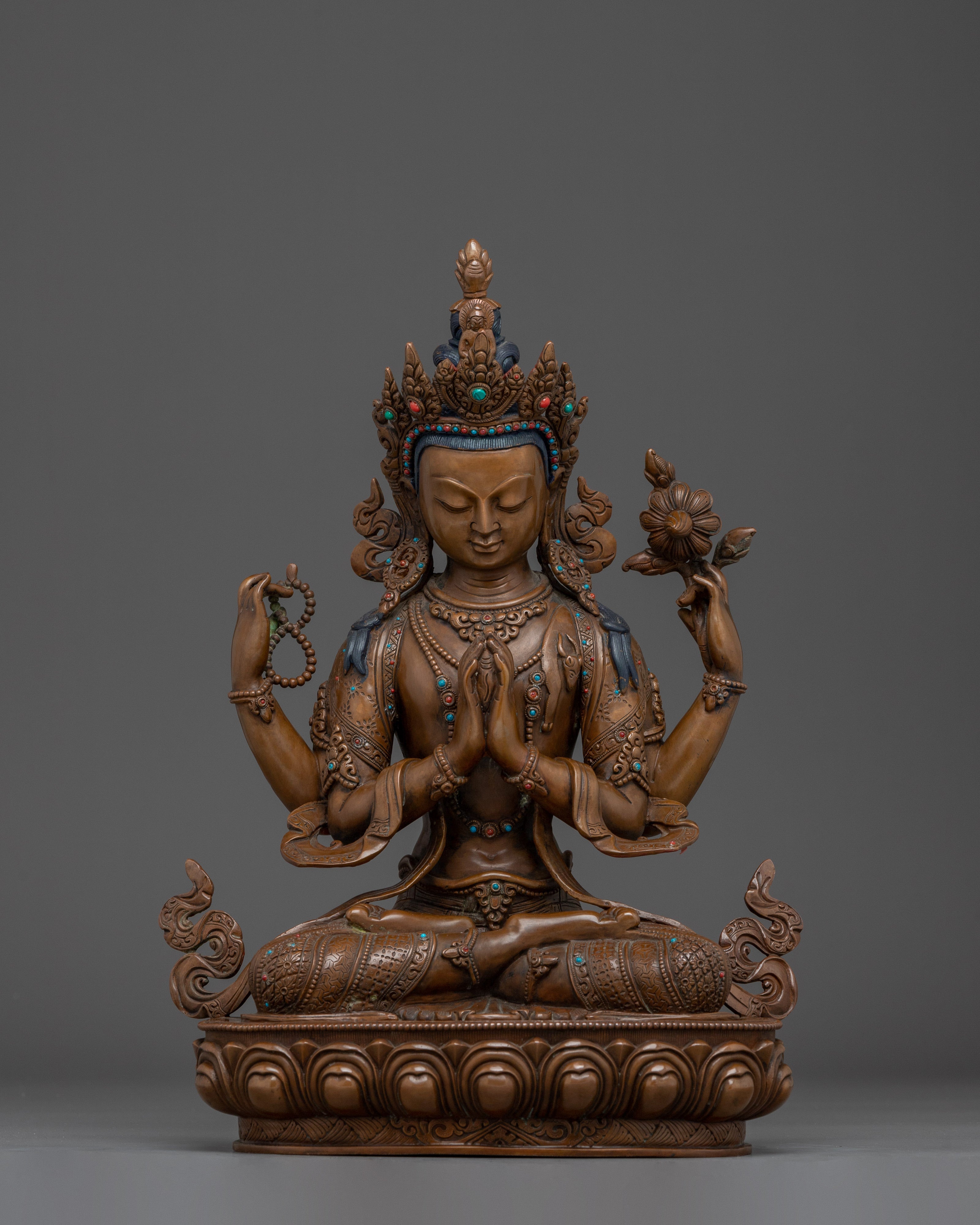 Chenrezig Figurine: Guardian of Love and Compassion